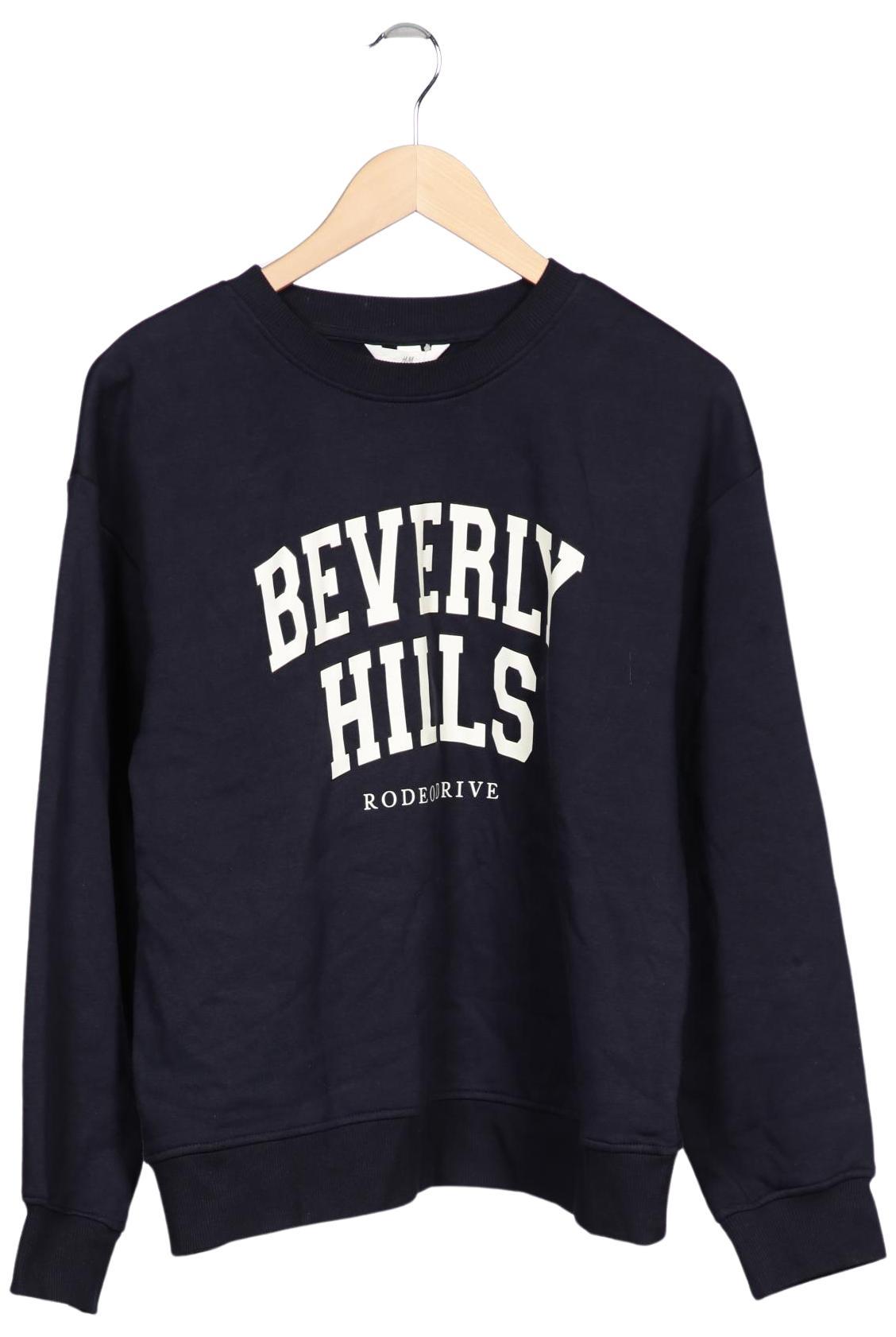 

H&M Damen Sweatshirt, marineblau, Gr. 38