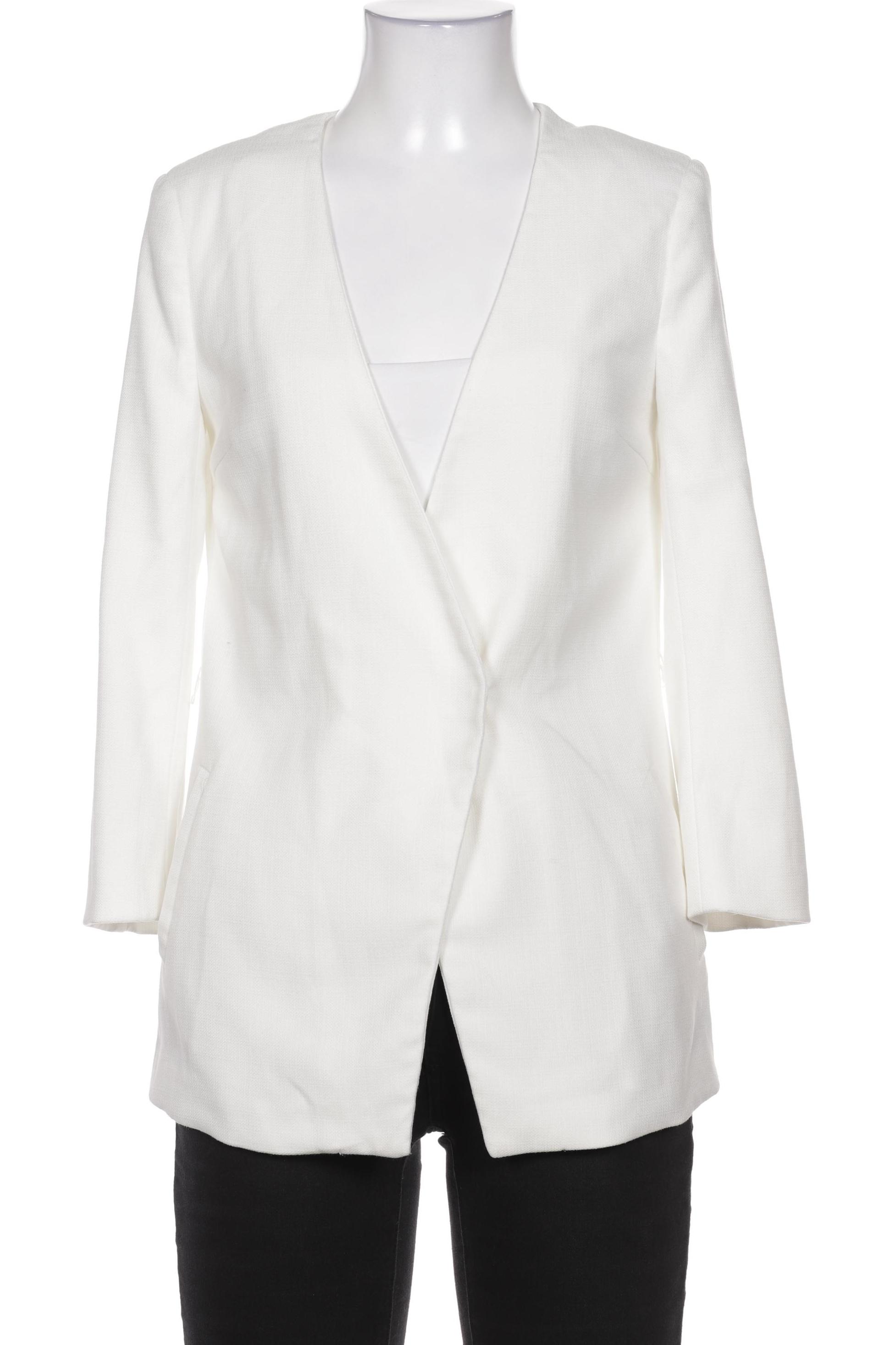 

H&M Damen Blazer, weiß, Gr. 34