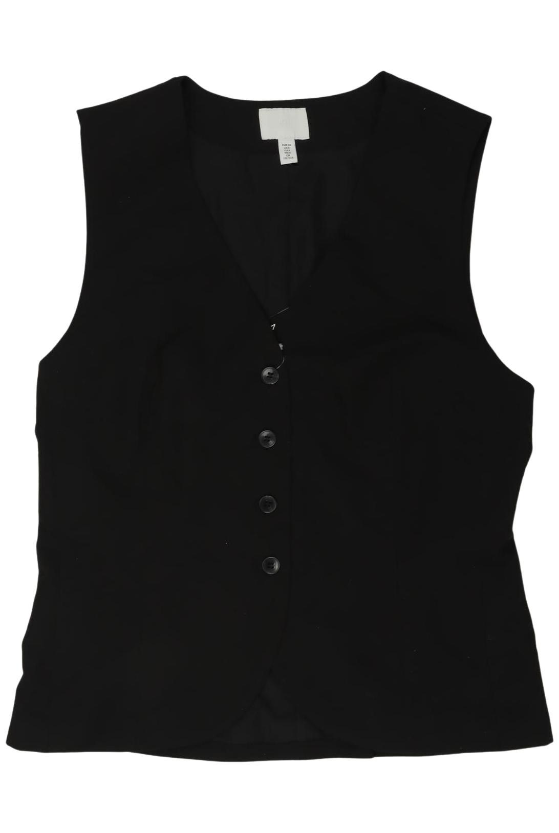 

H&M Damen Weste, schwarz, Gr. 40