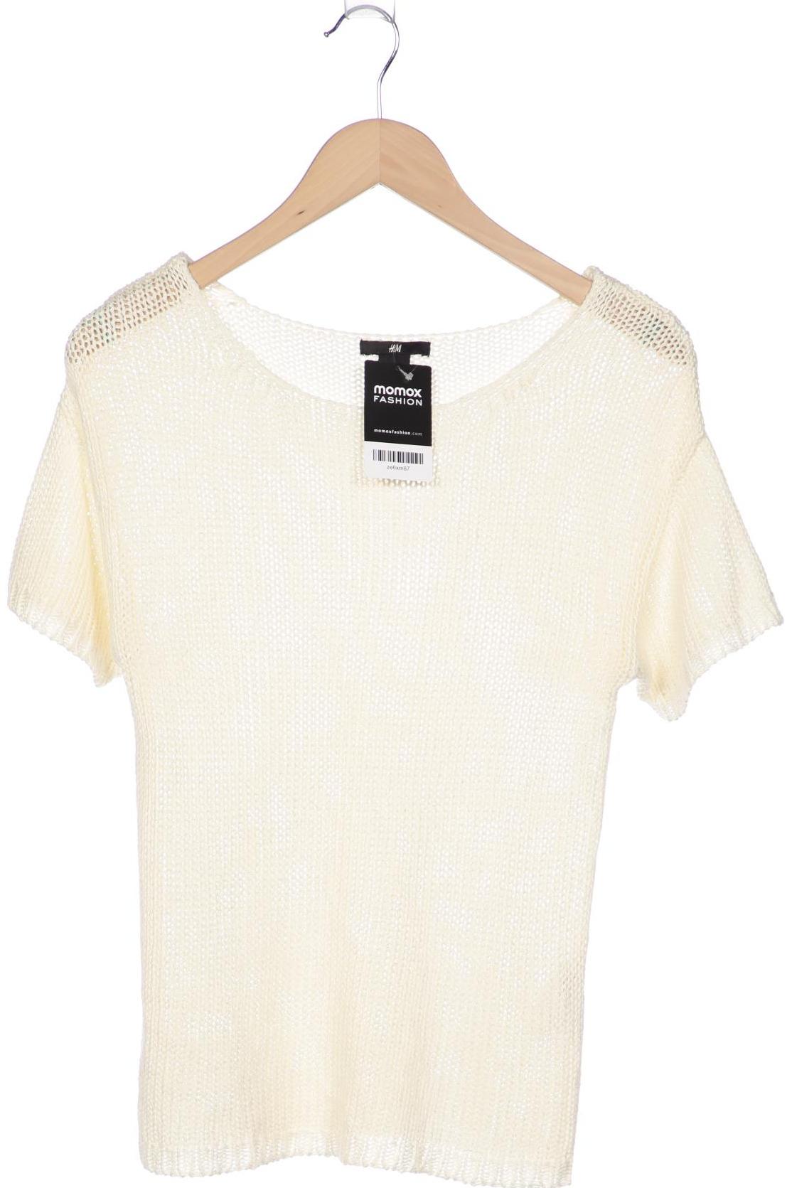 

H&M Damen Pullover, cremeweiß, Gr. 34