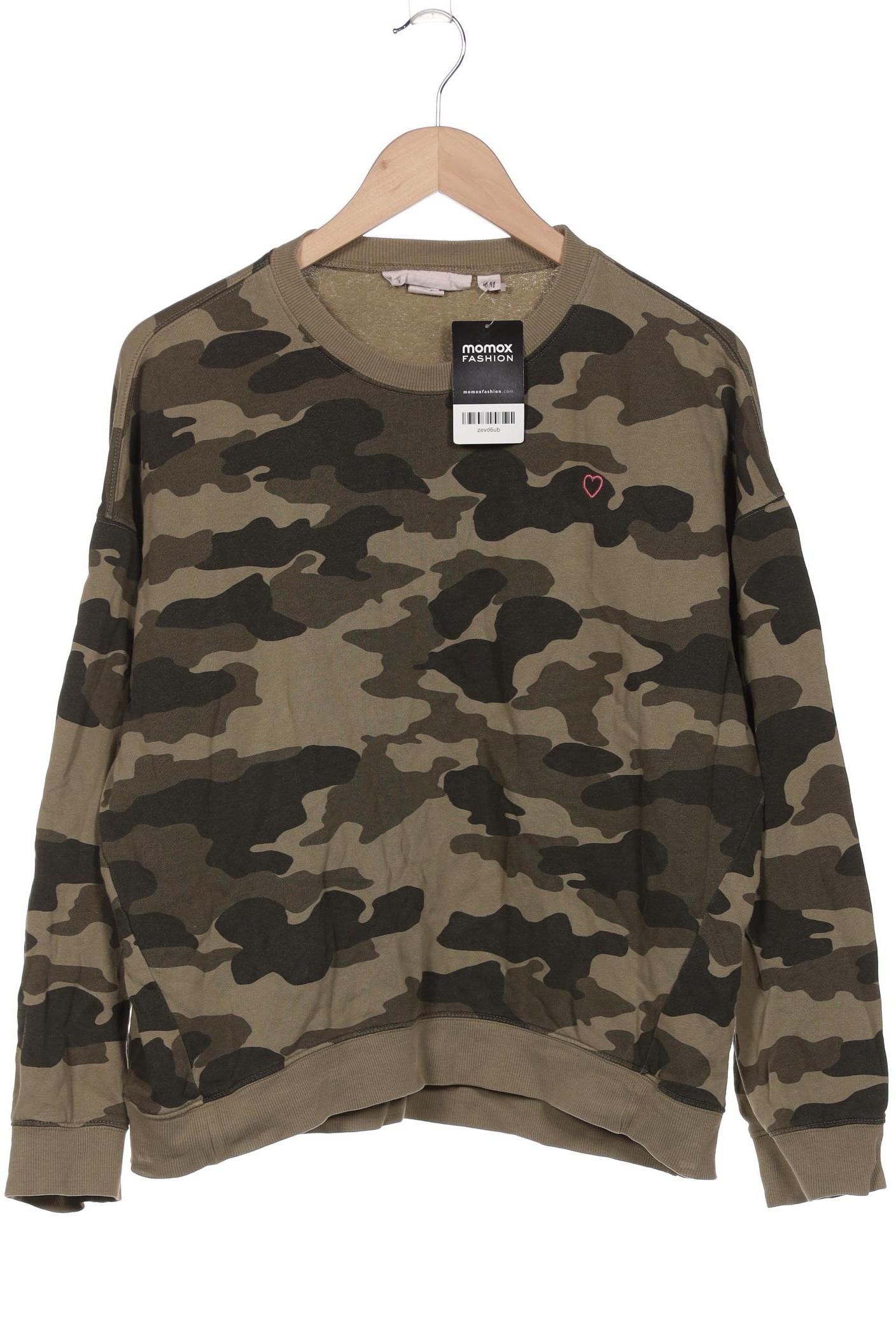 

H&M Damen Sweatshirt, grün, Gr. 36