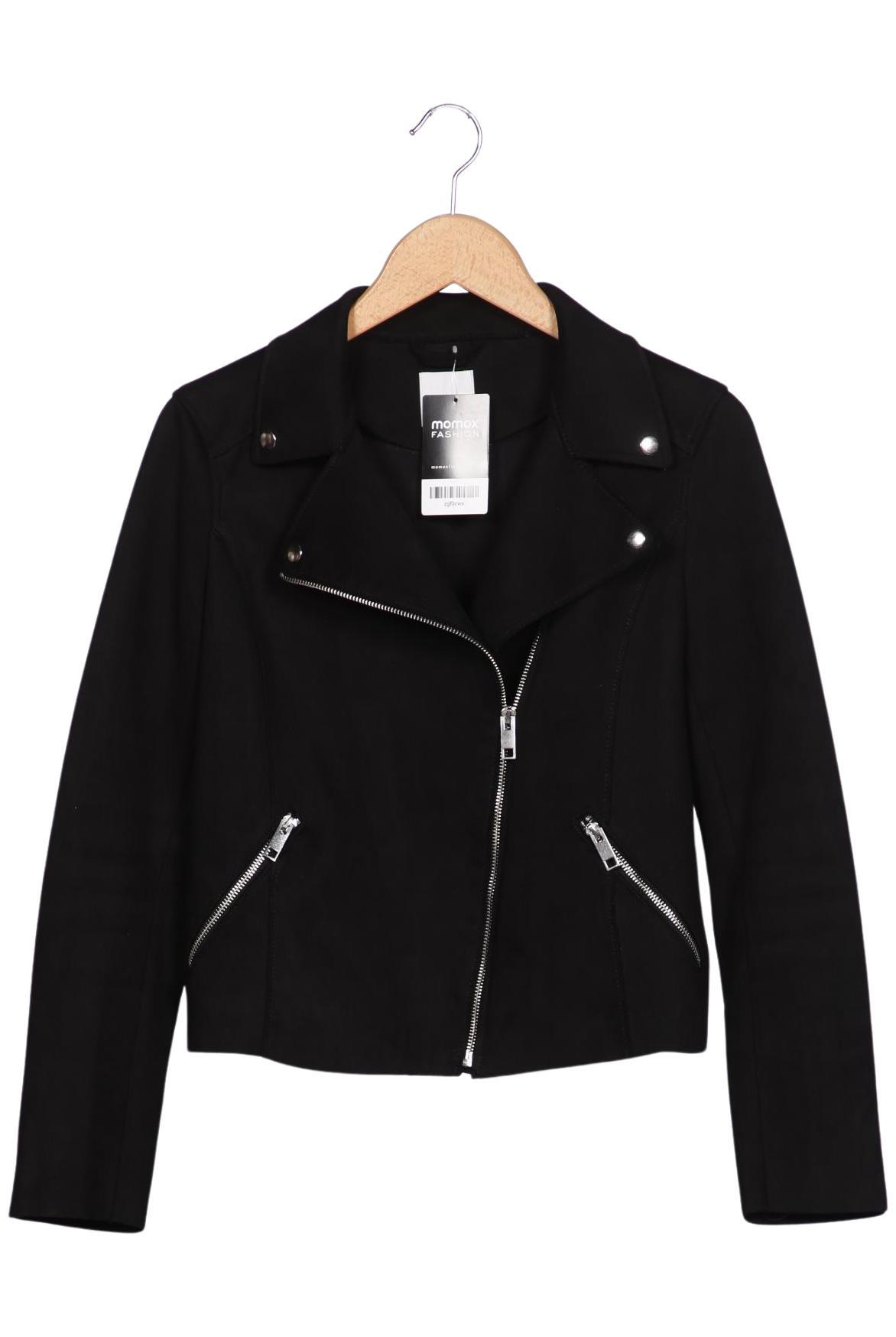 

H&M Damen Jacke, schwarz, Gr. 36