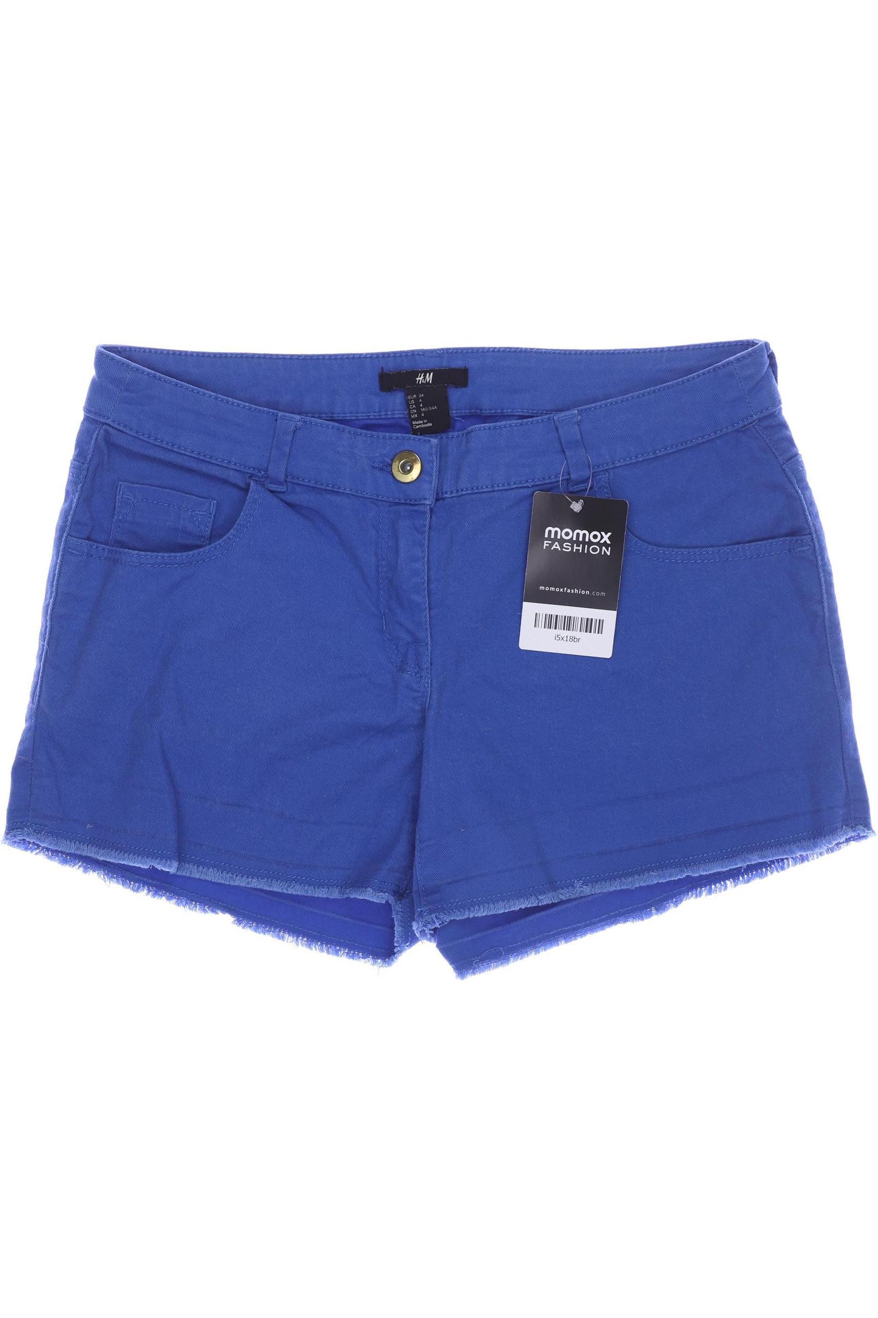 

H&M Damen Shorts, blau, Gr. 34