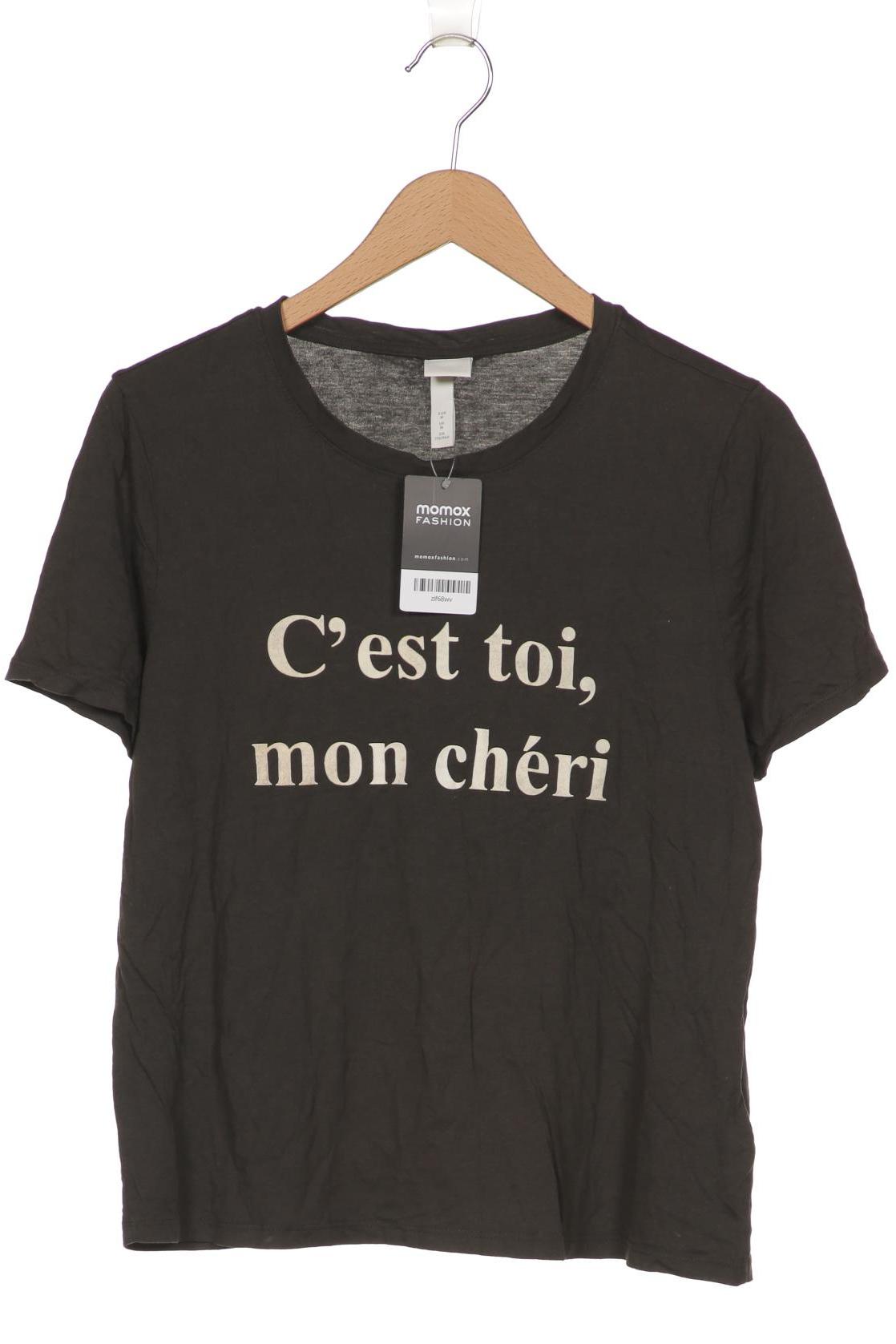 

H&M Damen T-Shirt, grün, Gr. 38