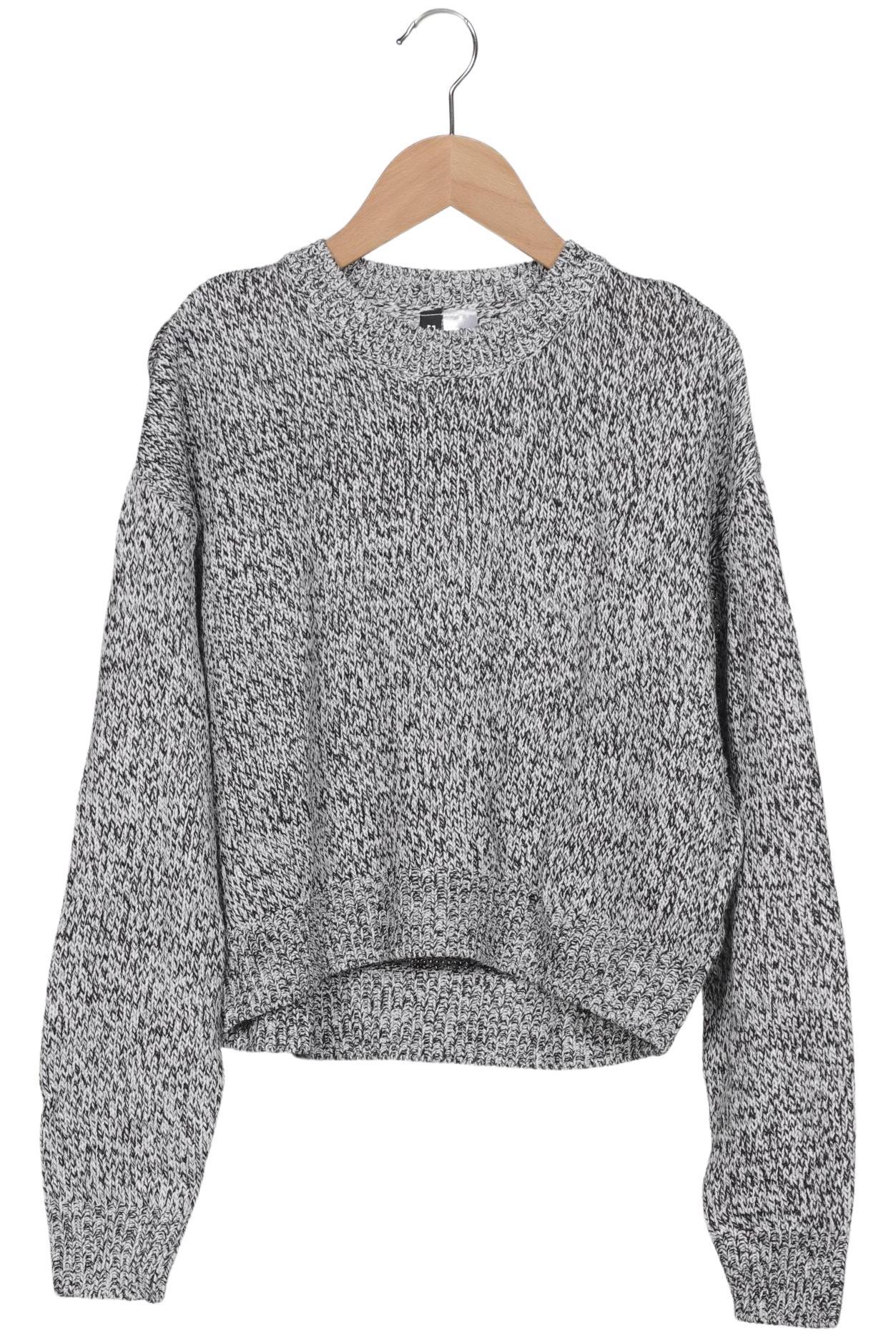 

H&M Damen Pullover, grau, Gr. 34