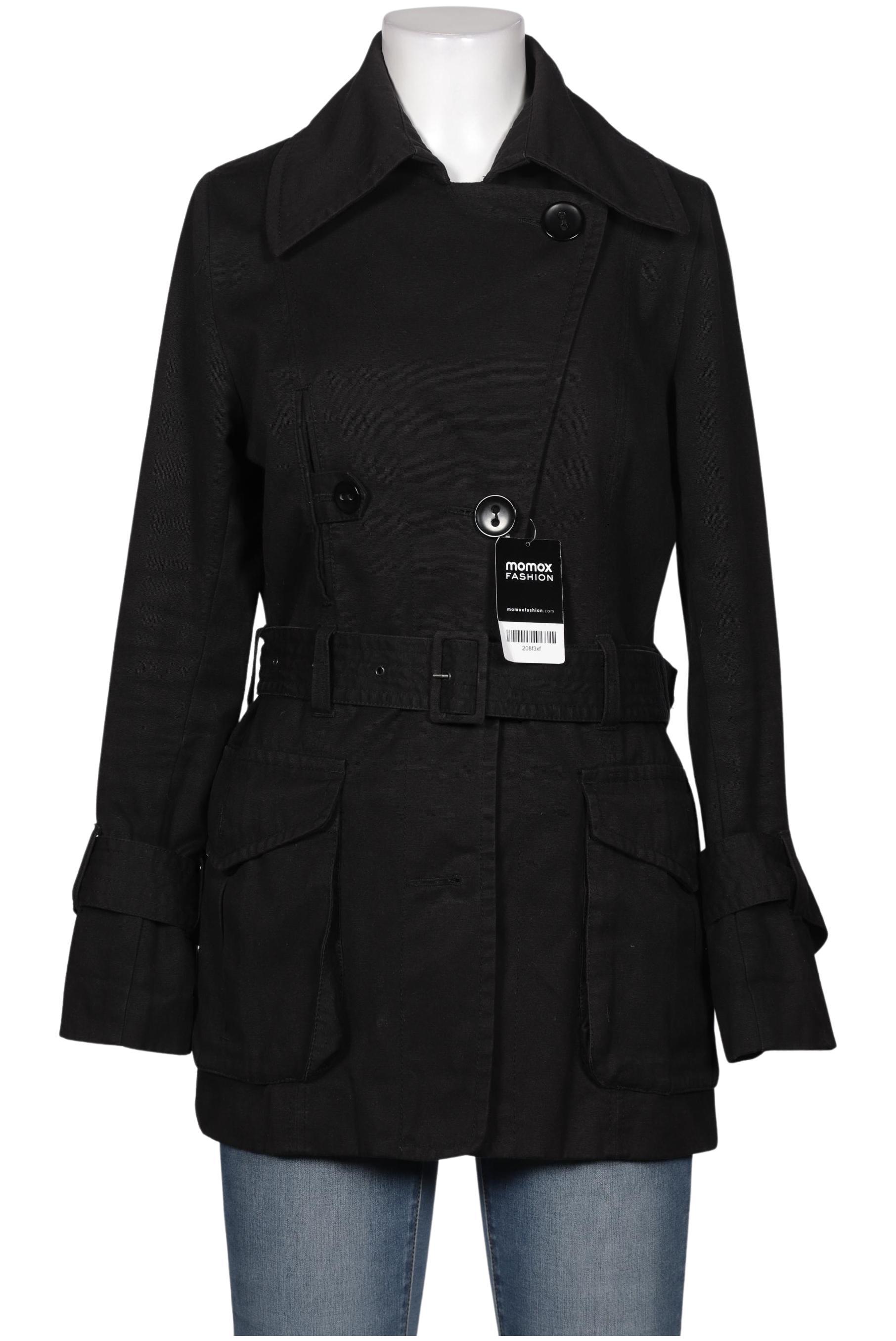 

H&M Damen Mantel, schwarz, Gr. 36