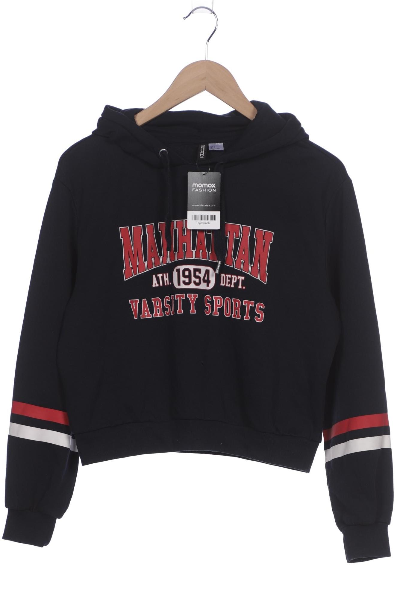 

H&M Damen Kapuzenpullover, marineblau, Gr. 36