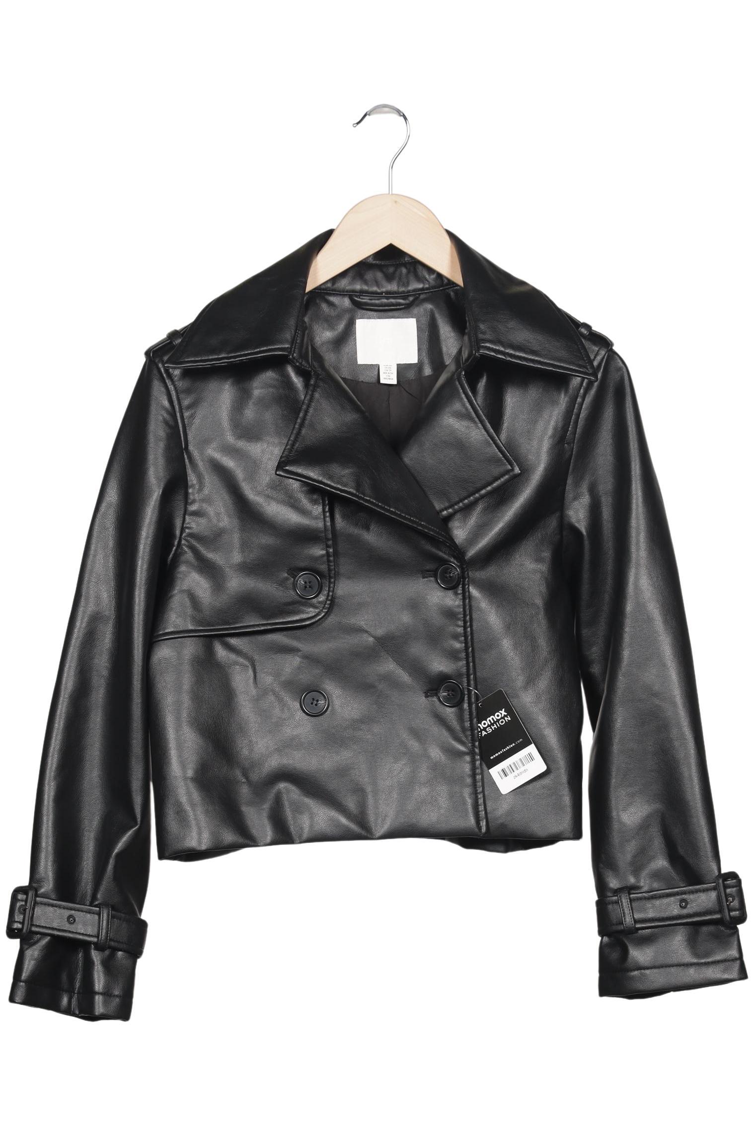 

H&M Damen Jacke, schwarz, Gr. 34