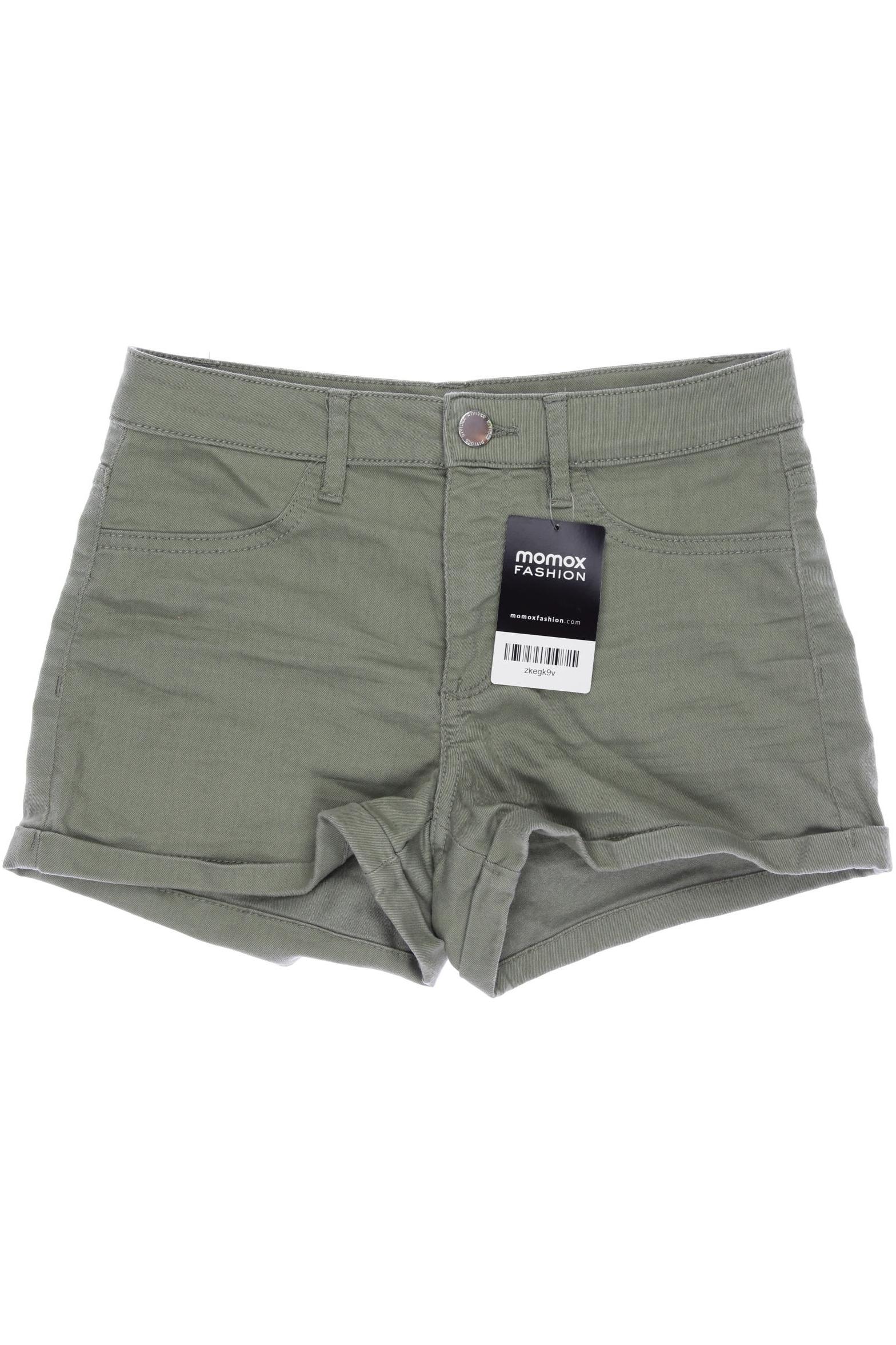 

H&M Damen Shorts, hellgrün, Gr. 34