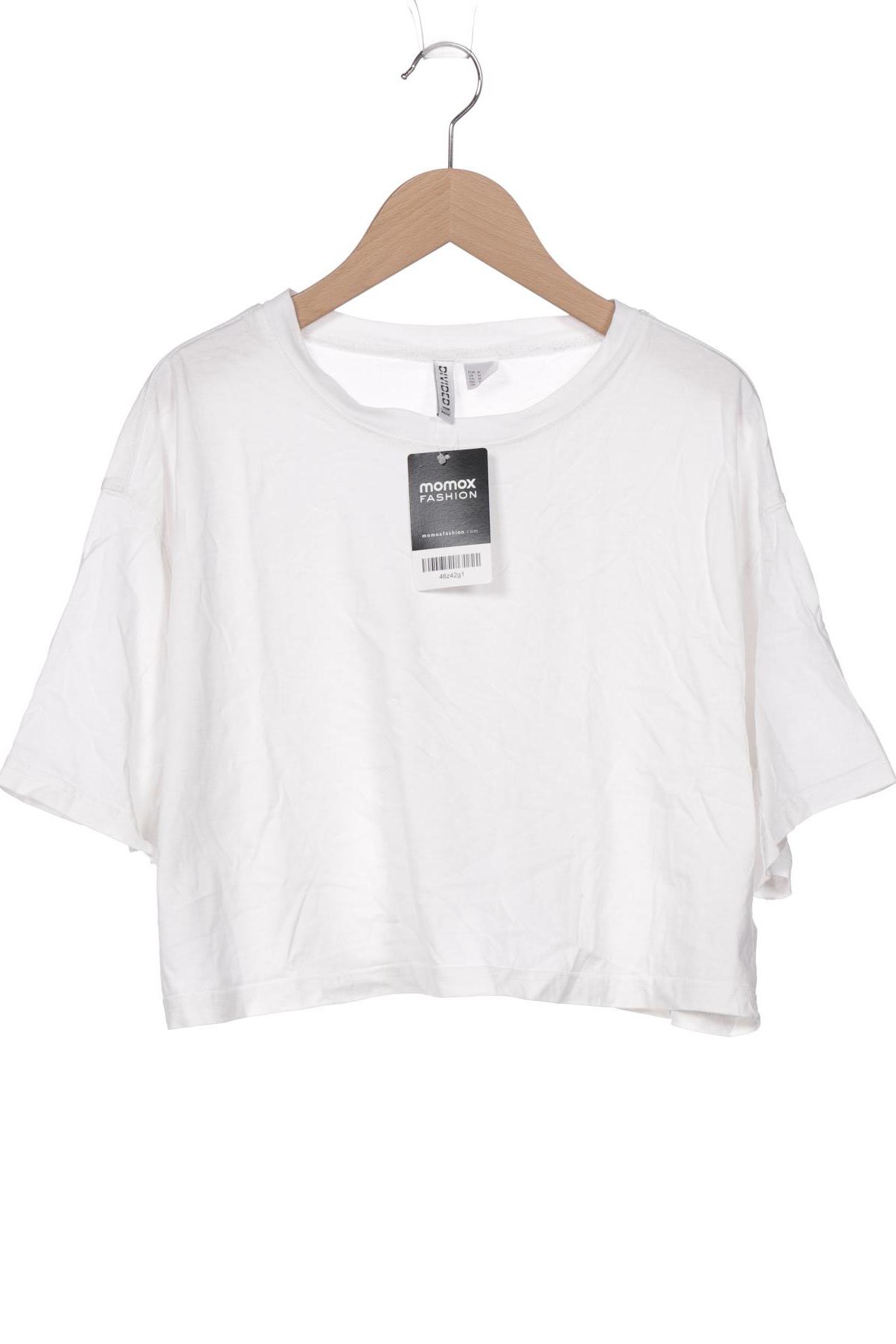 

H&M Damen T-Shirt, weiß, Gr. 38