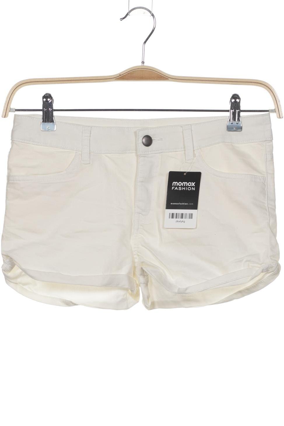 

H&M Damen Shorts, cremeweiß, Gr. 38