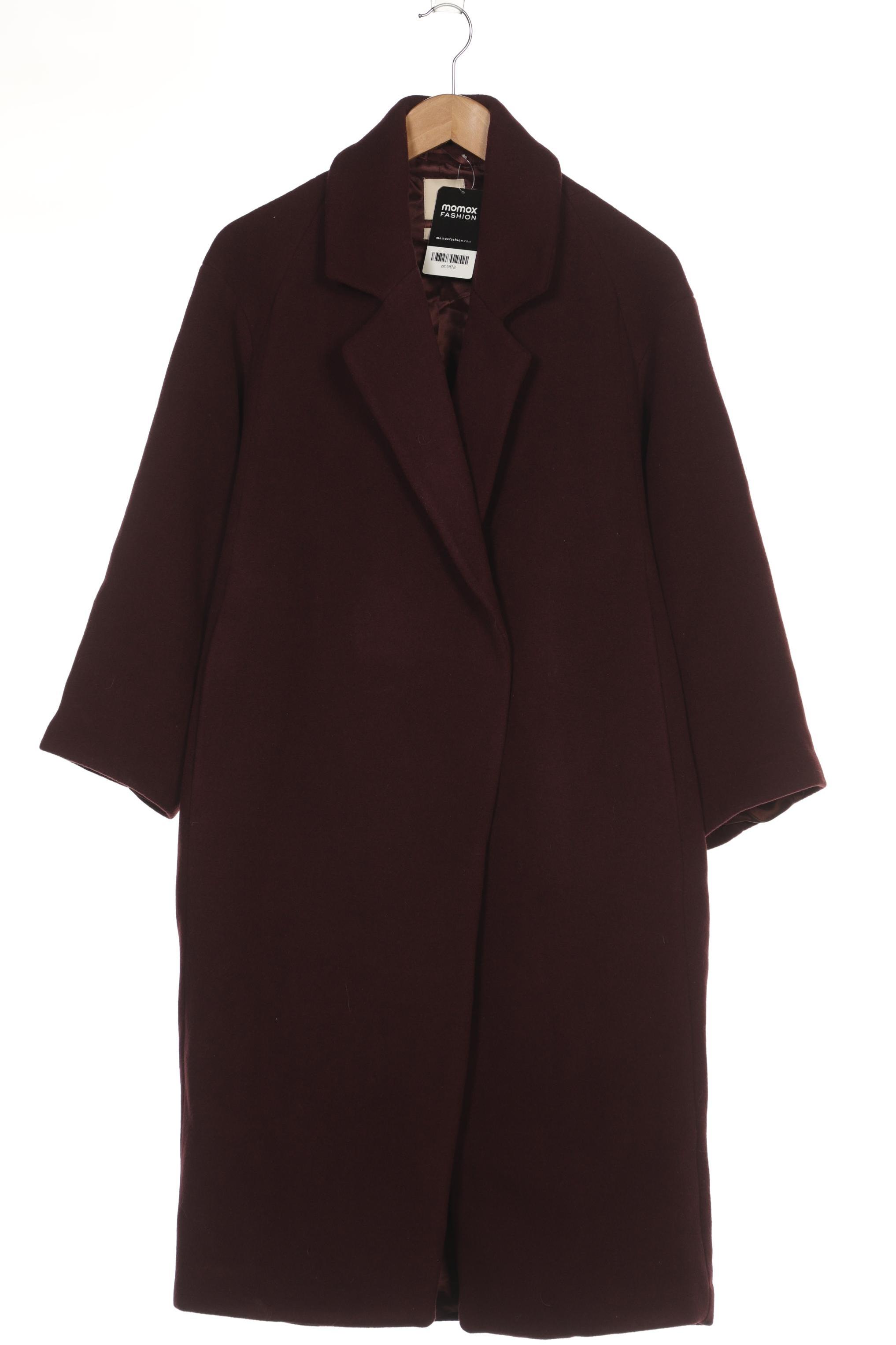 

H&M Damen Mantel, bordeaux, Gr. 34