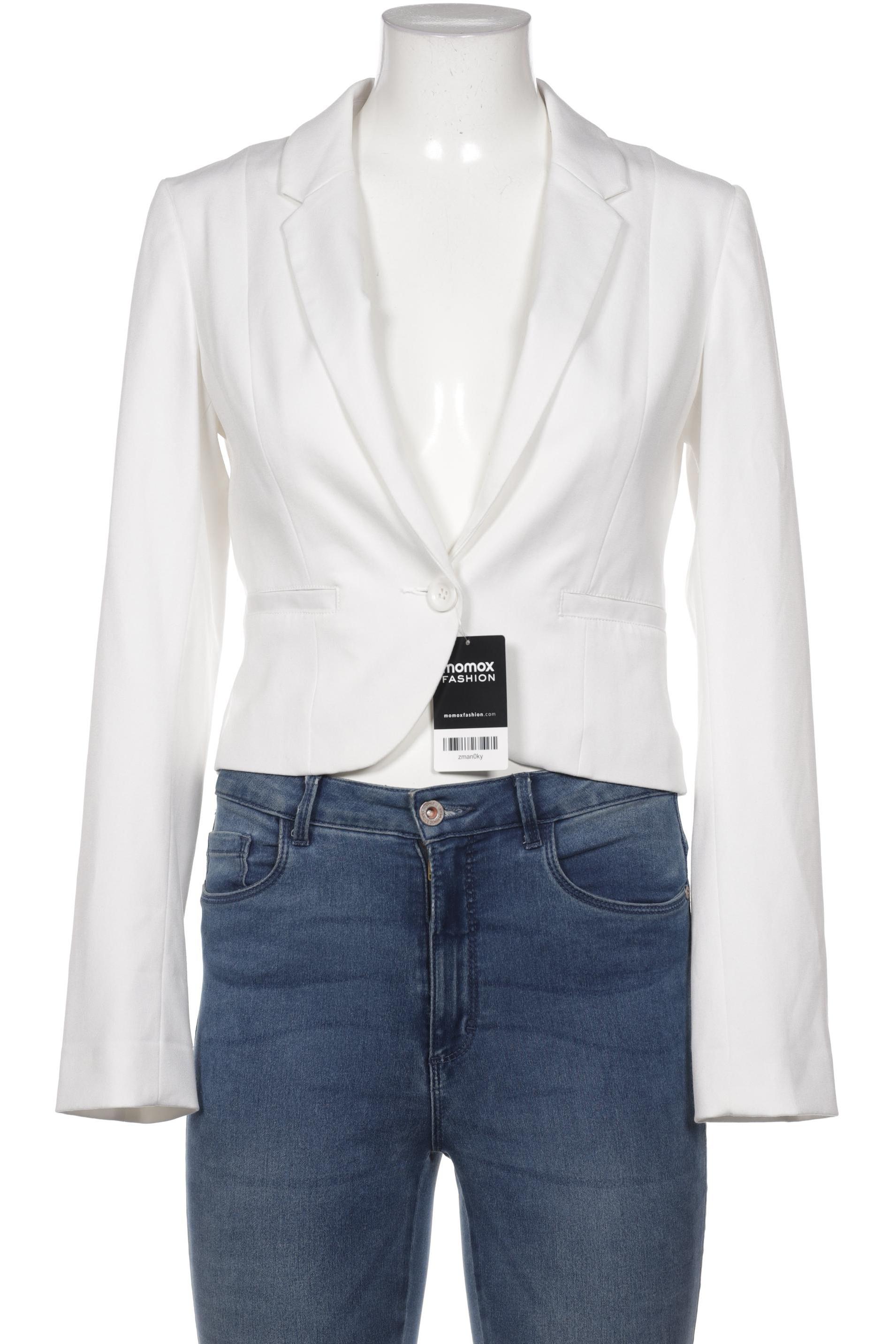 

H&M Damen Blazer, weiß, Gr. 38