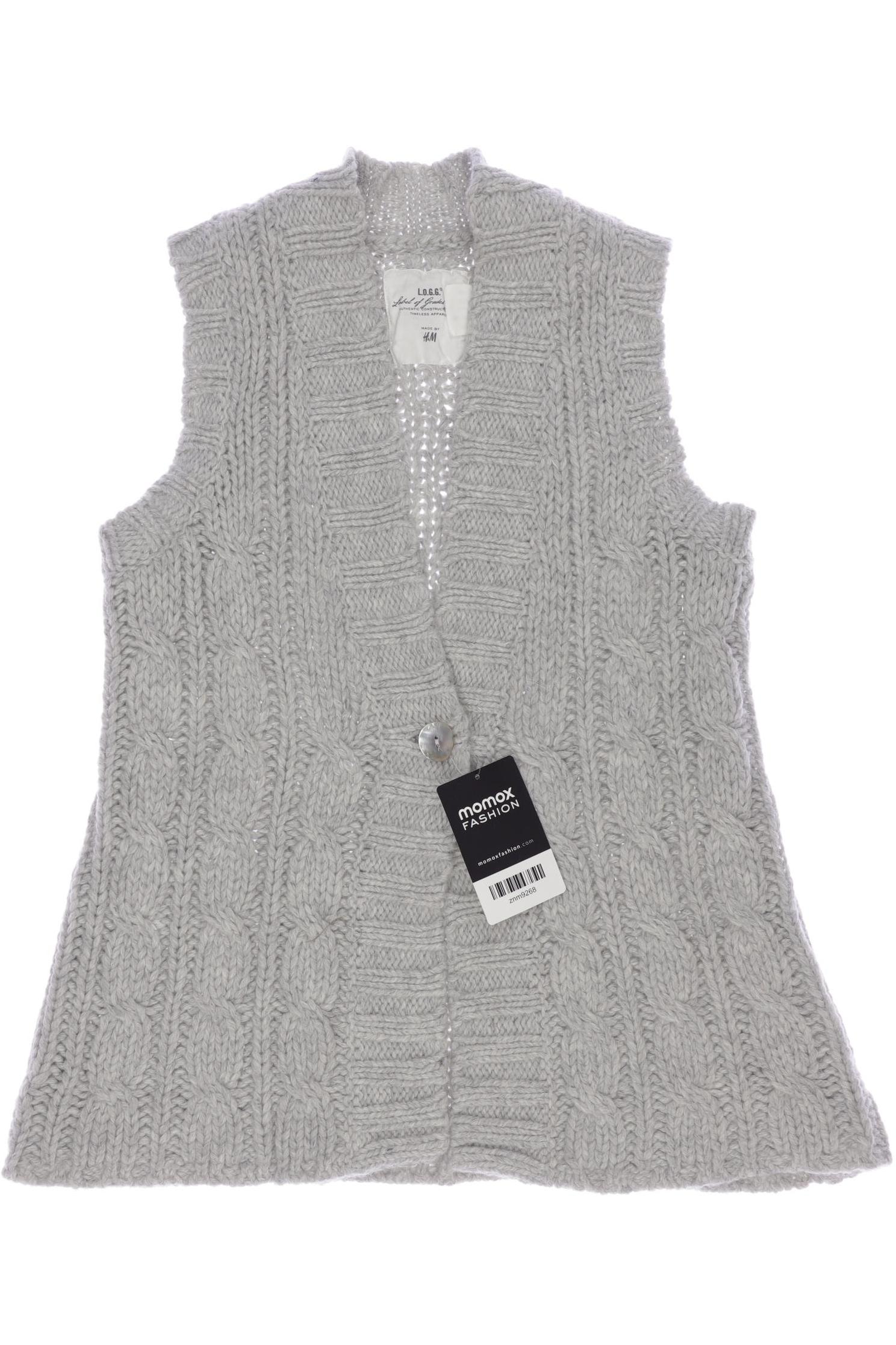 

H&M Damen Weste, grau, Gr. 36