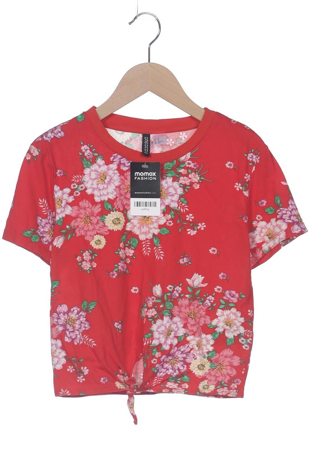 

H&M Damen T-Shirt, rot, Gr. 34