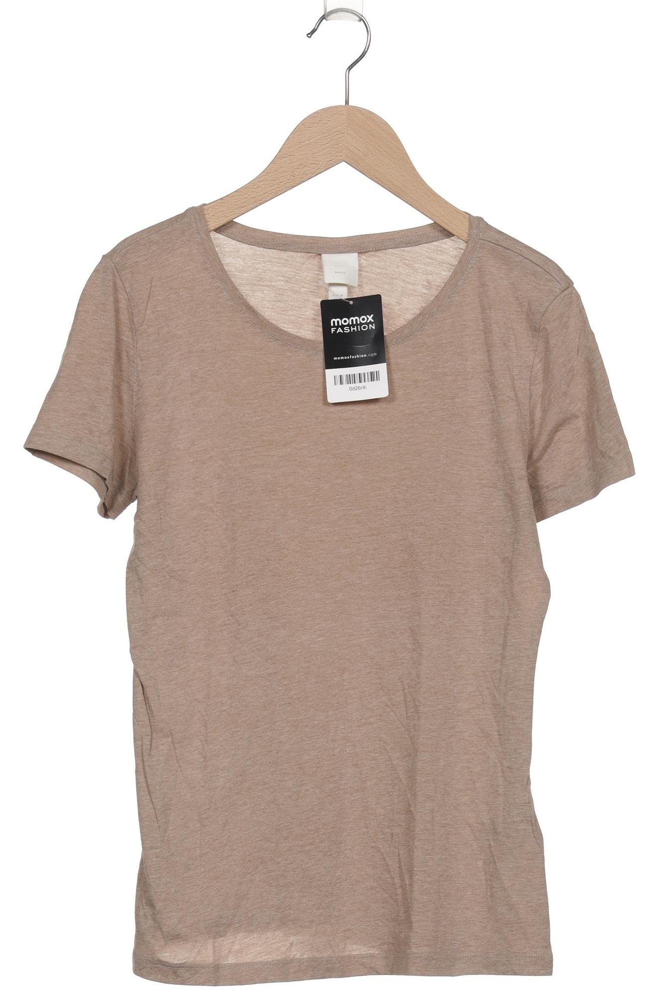 

H&M Damen T-Shirt, beige, Gr. 38