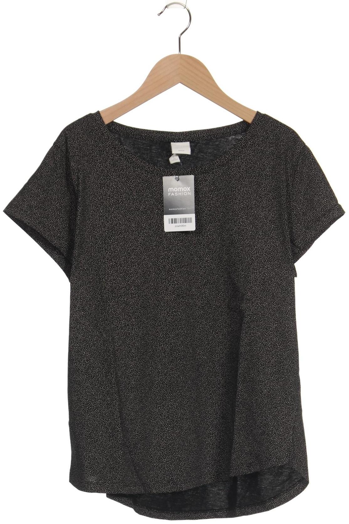 

H&M Damen T-Shirt, schwarz, Gr. 38
