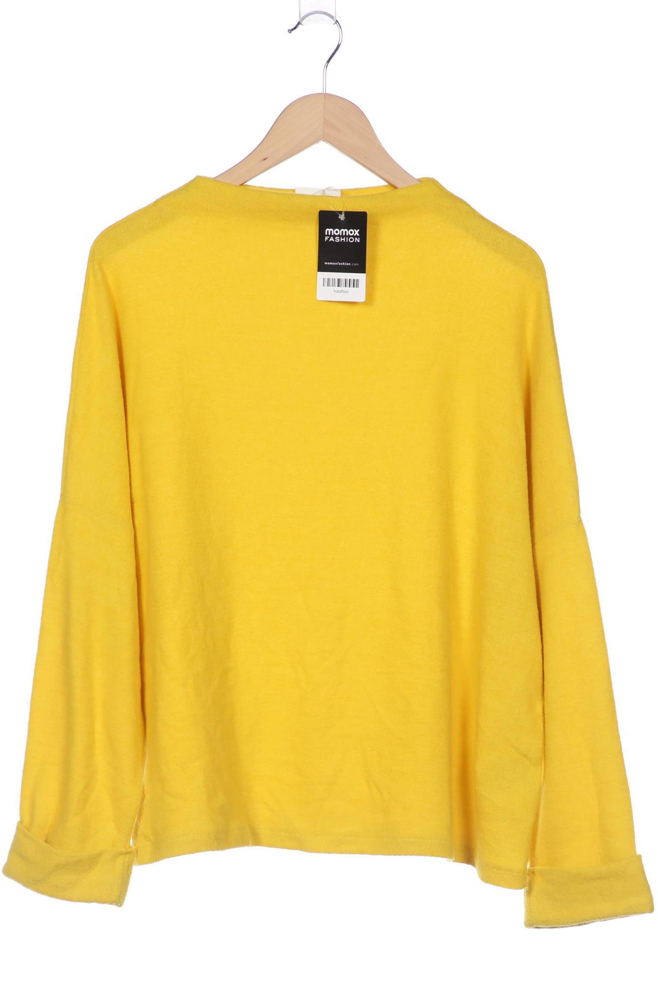 

H&M Damen Pullover, gelb, Gr. 42