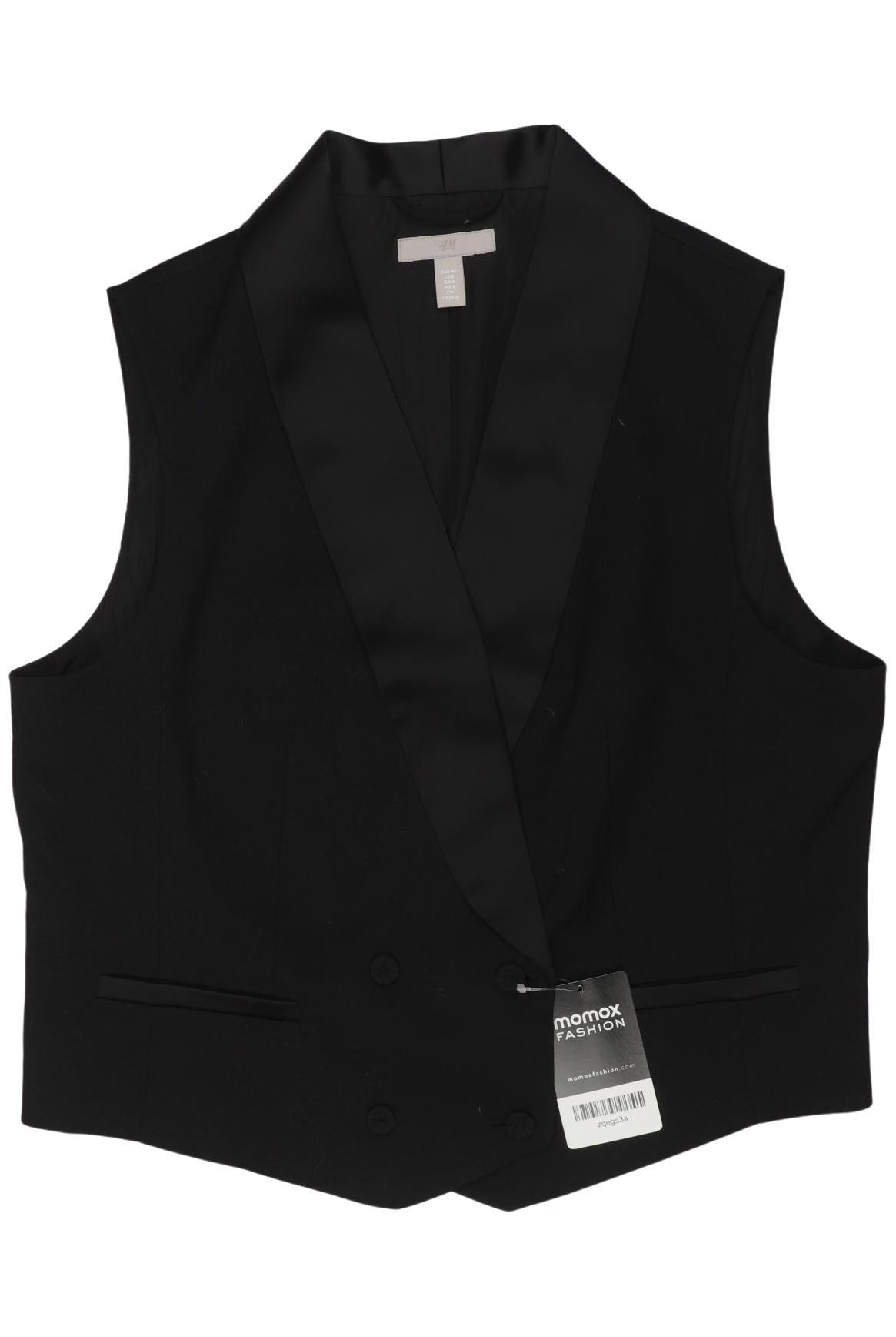 

H&M Damen Weste, schwarz, Gr. 40