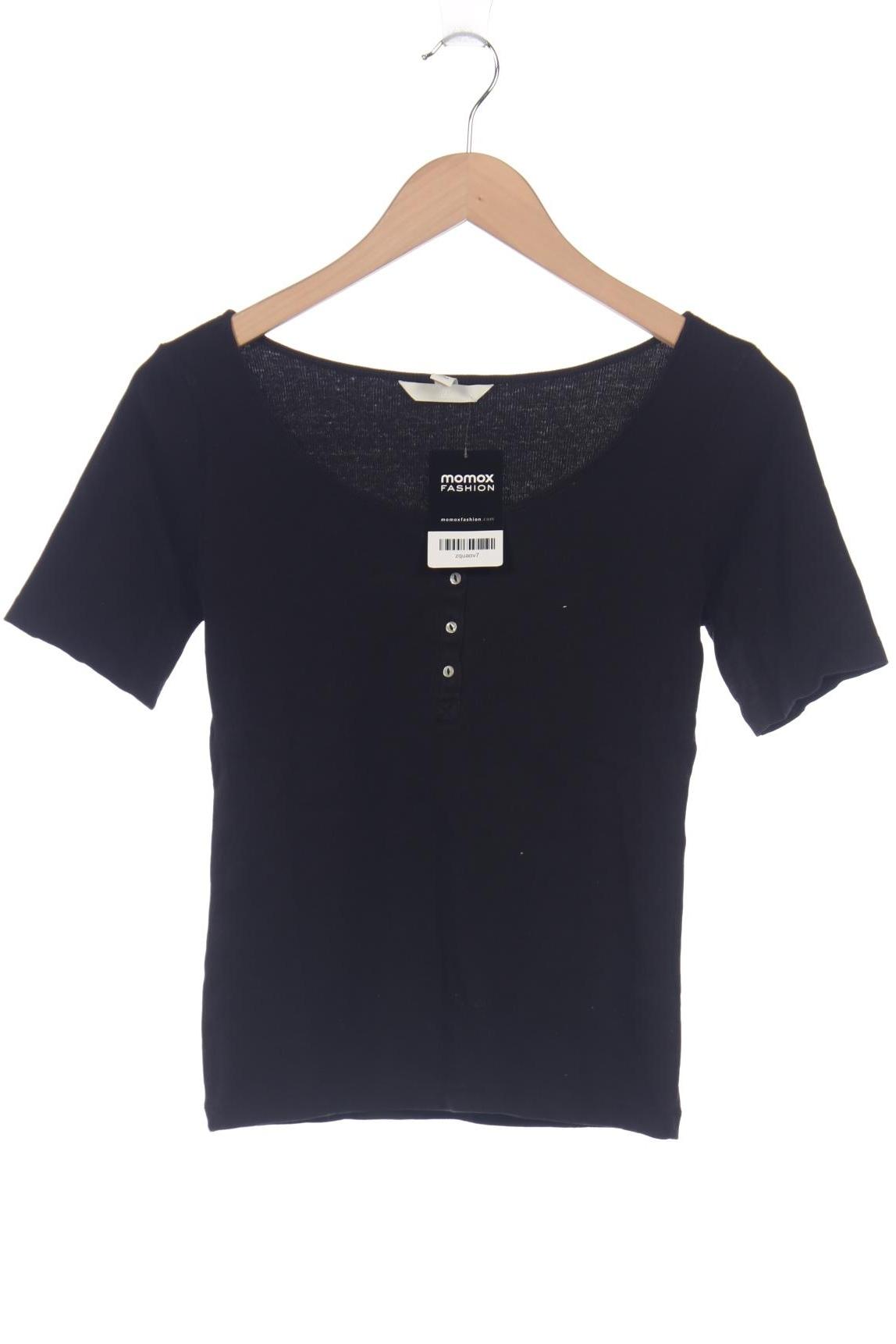 

H&M Damen T-Shirt, schwarz, Gr. 38