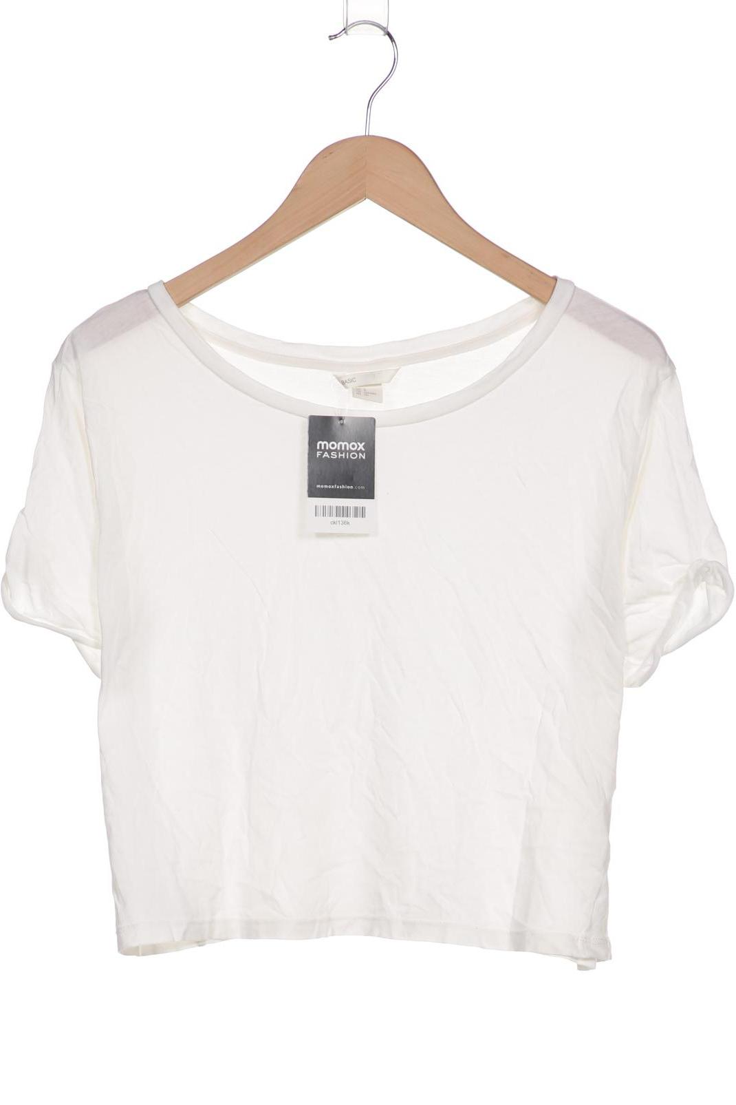 

H&M Damen T-Shirt, weiß, Gr. 36