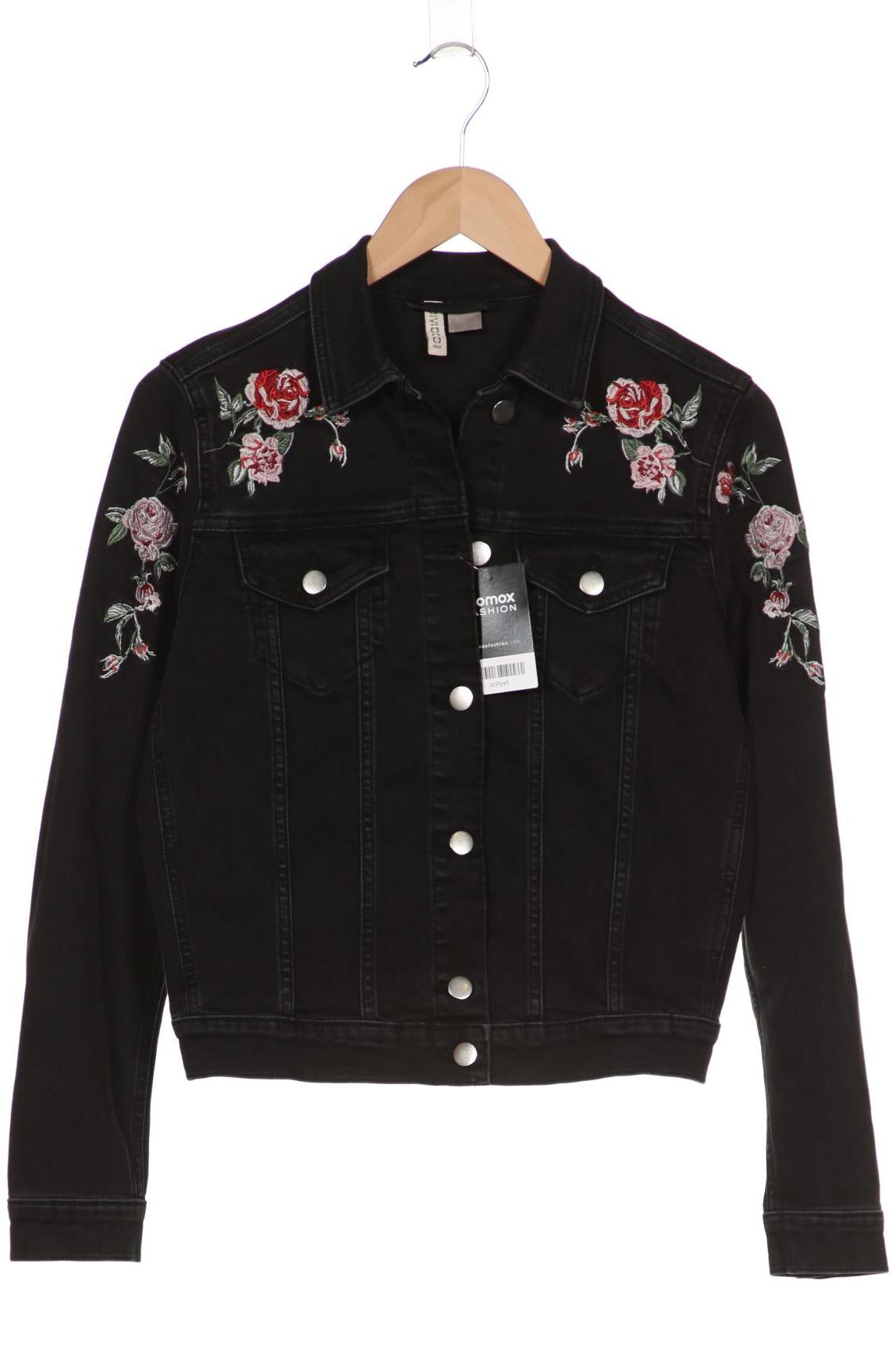 

H&M Damen Jacke, schwarz