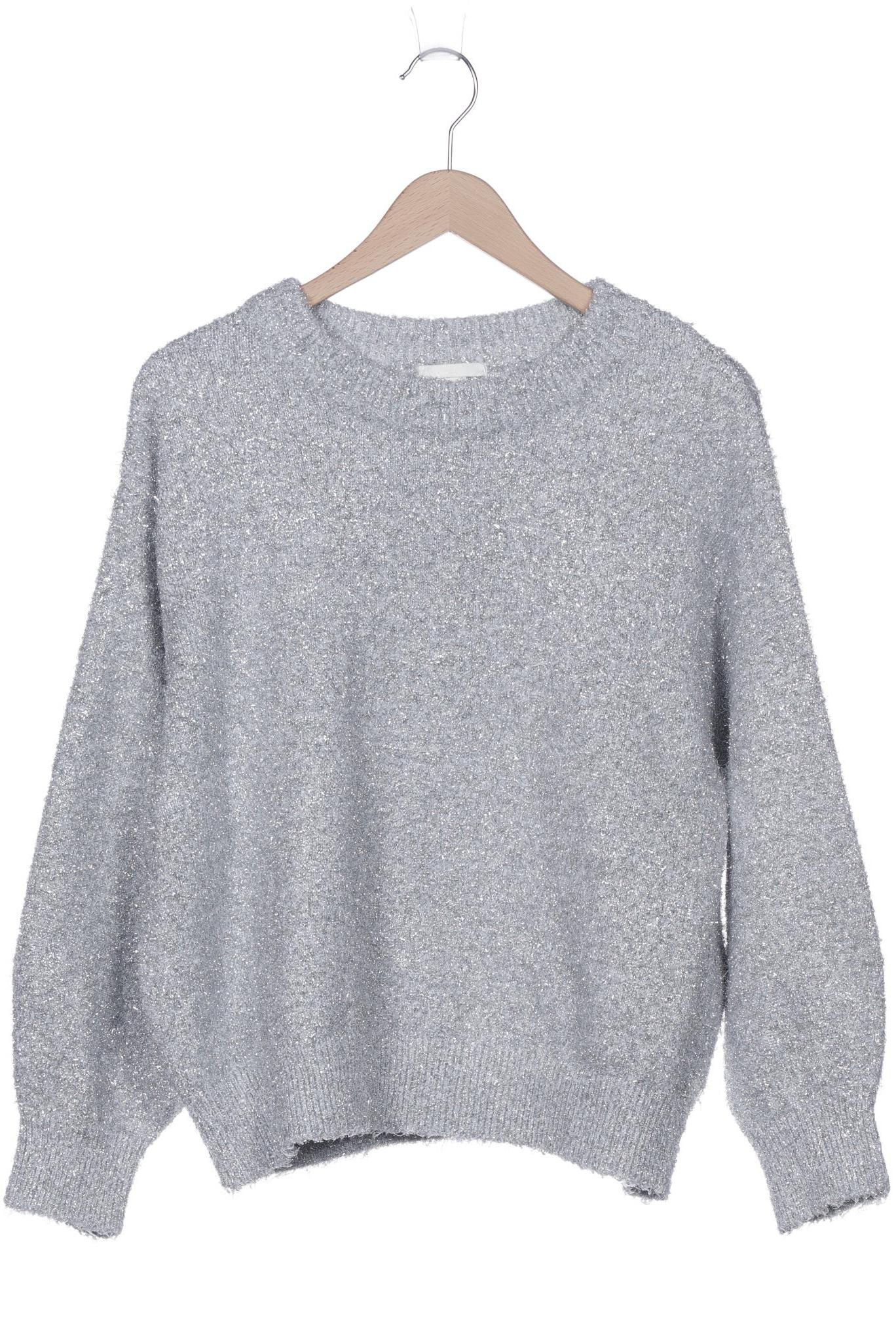

H&M Damen Pullover, silber, Gr. 42