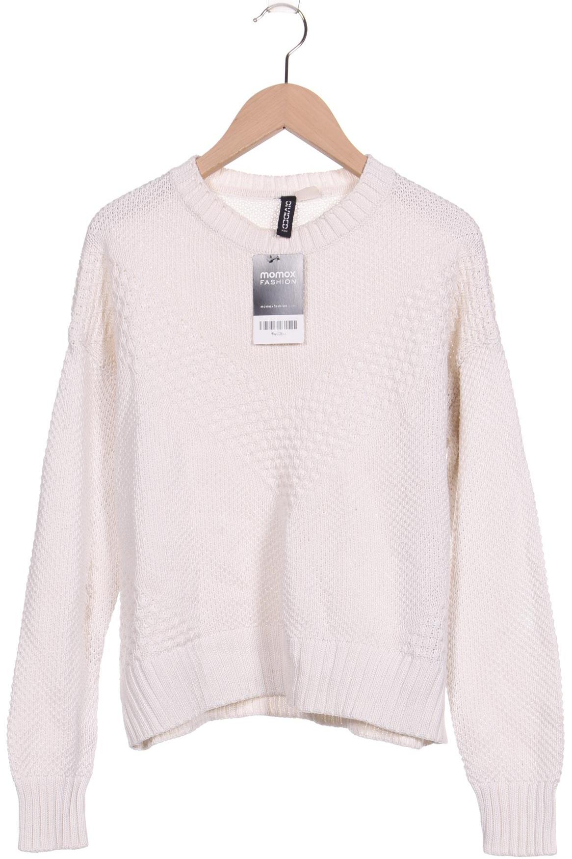 

H&M Damen Pullover, cremeweiß, Gr. 36