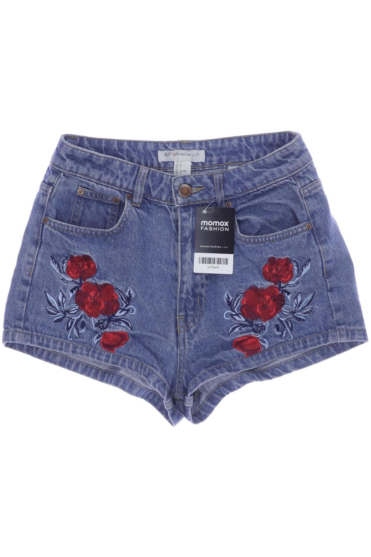 

H&M Damen Shorts, blau, Gr. 36