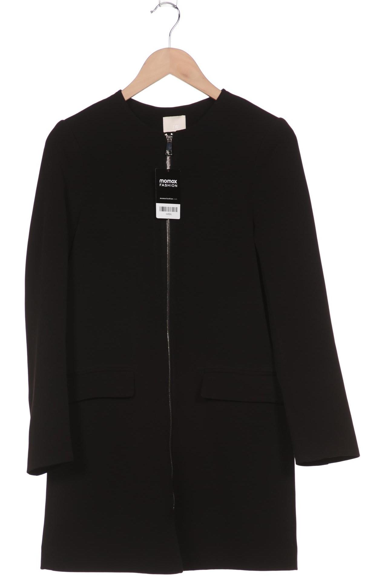 

H&M Damen Mantel, schwarz, Gr. 34