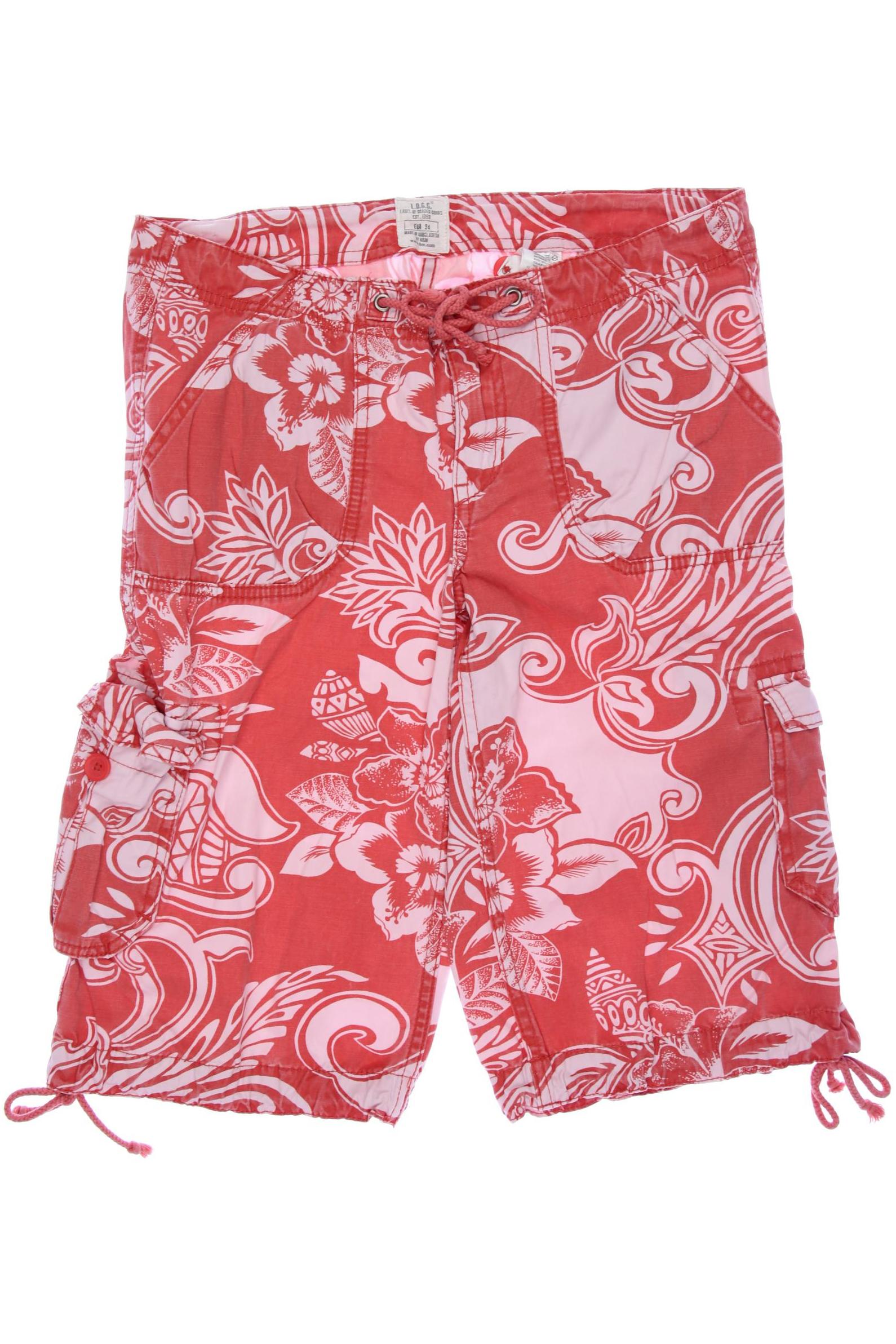 

H&M Damen Shorts, rot, Gr. 34