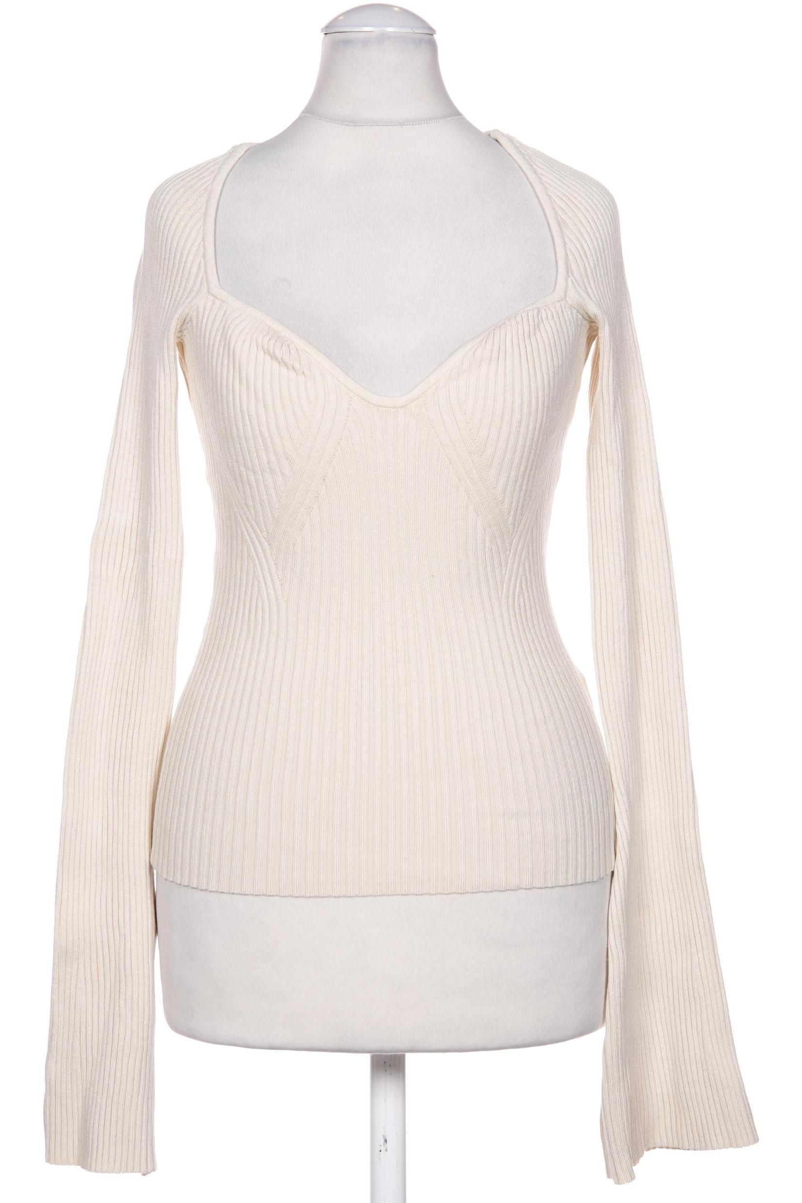 

H&M Damen Pullover, cremeweiß, Gr. 36