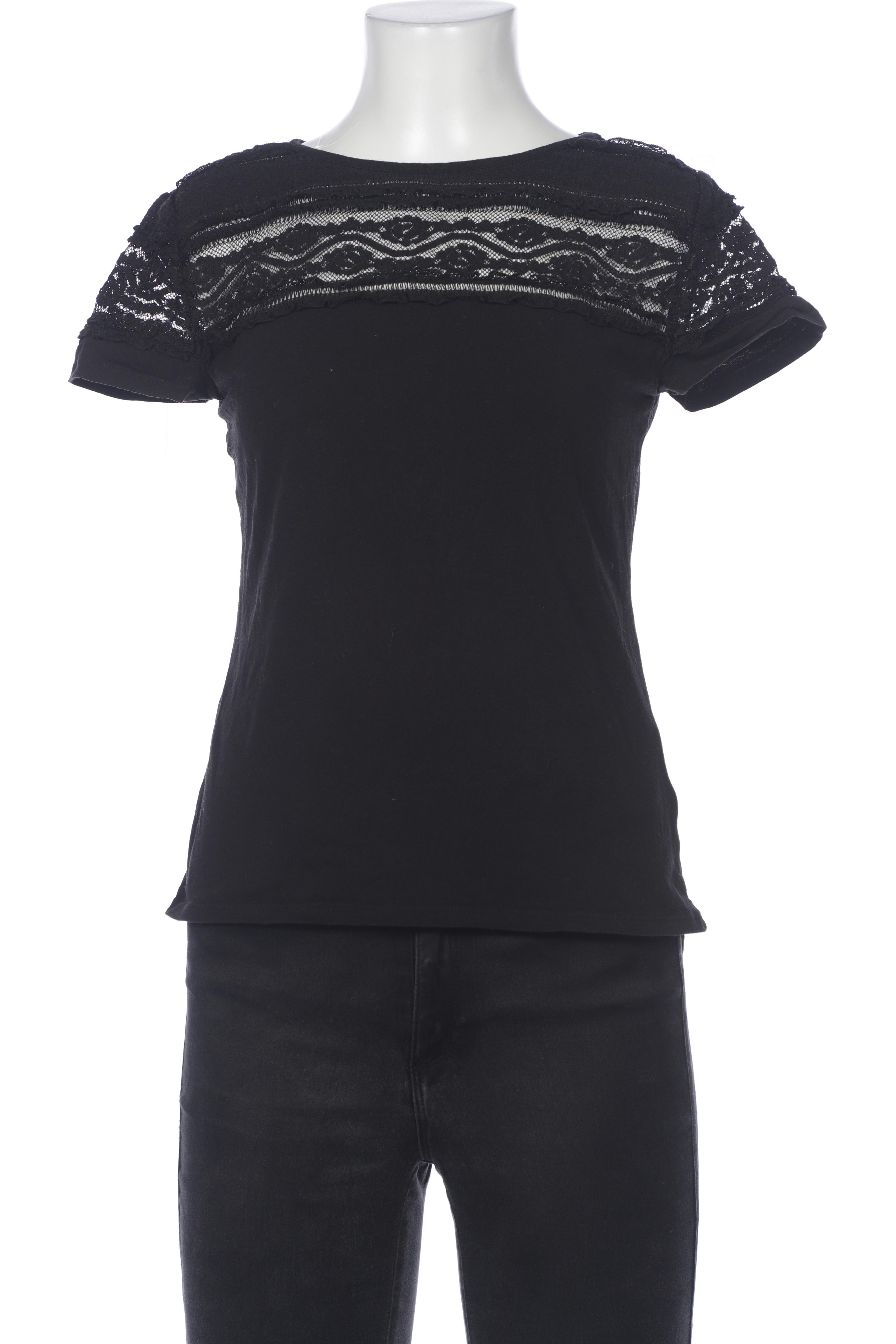 

H&M Damen T-Shirt, schwarz, Gr. 38