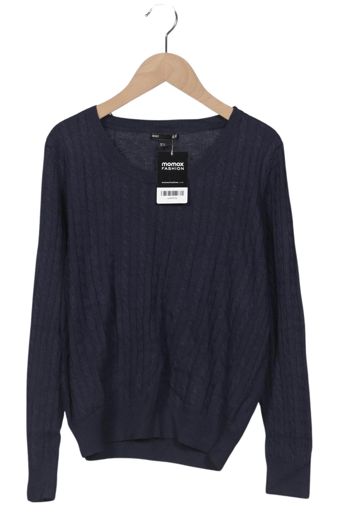

H&M Damen Pullover, marineblau, Gr. 38