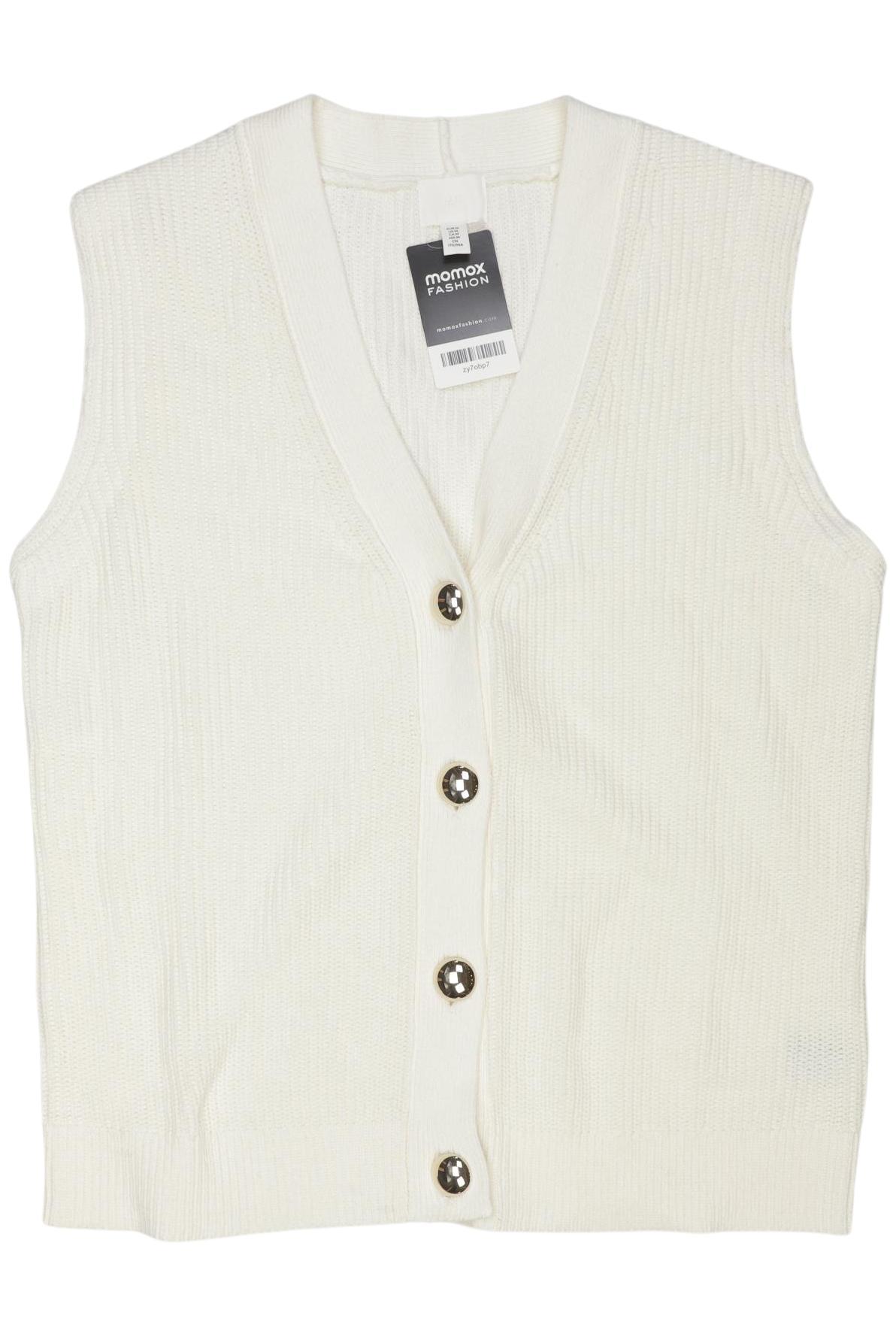 

H&M Damen Weste, cremeweiß, Gr. 38