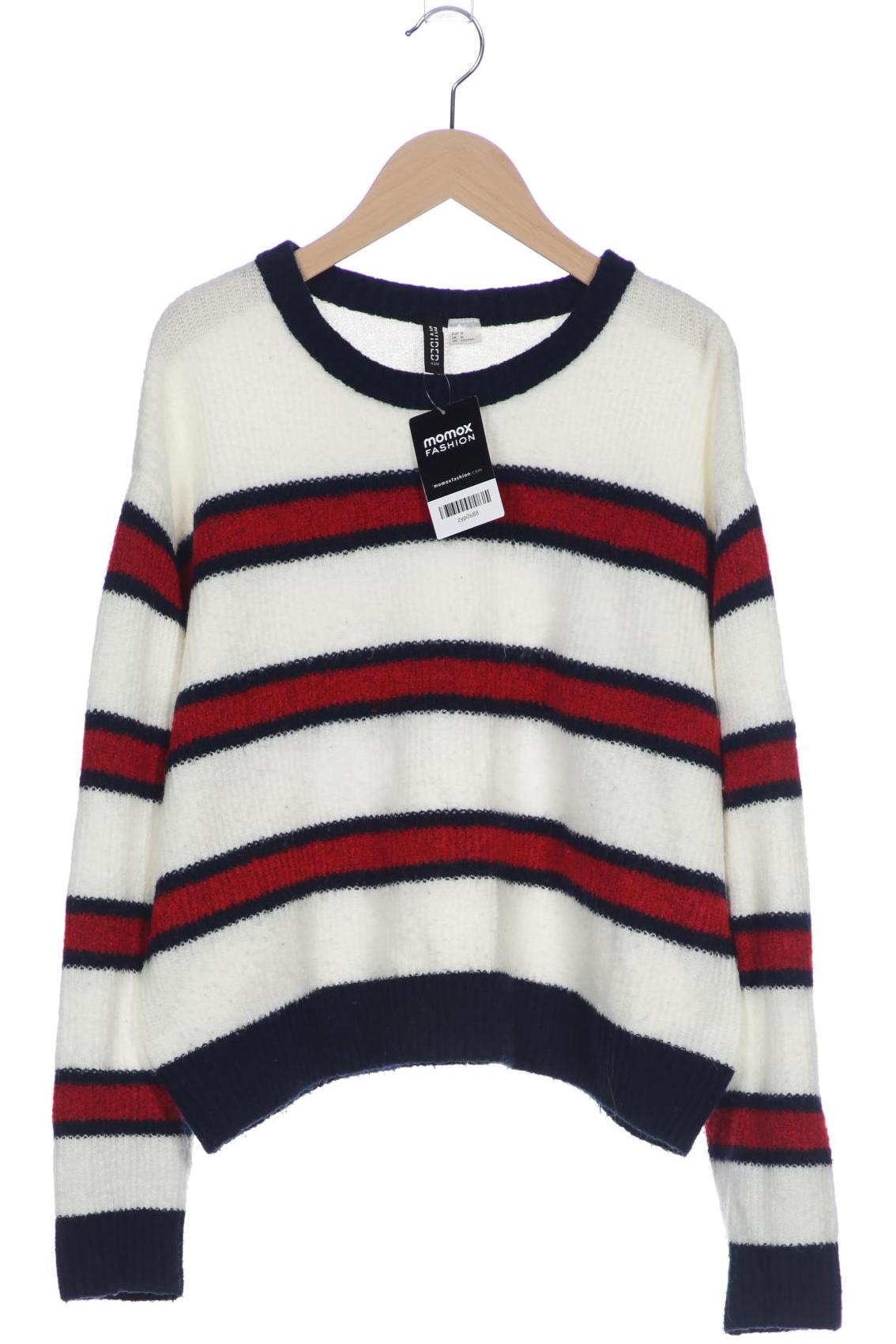 

H&M Damen Pullover, weiß, Gr. 38