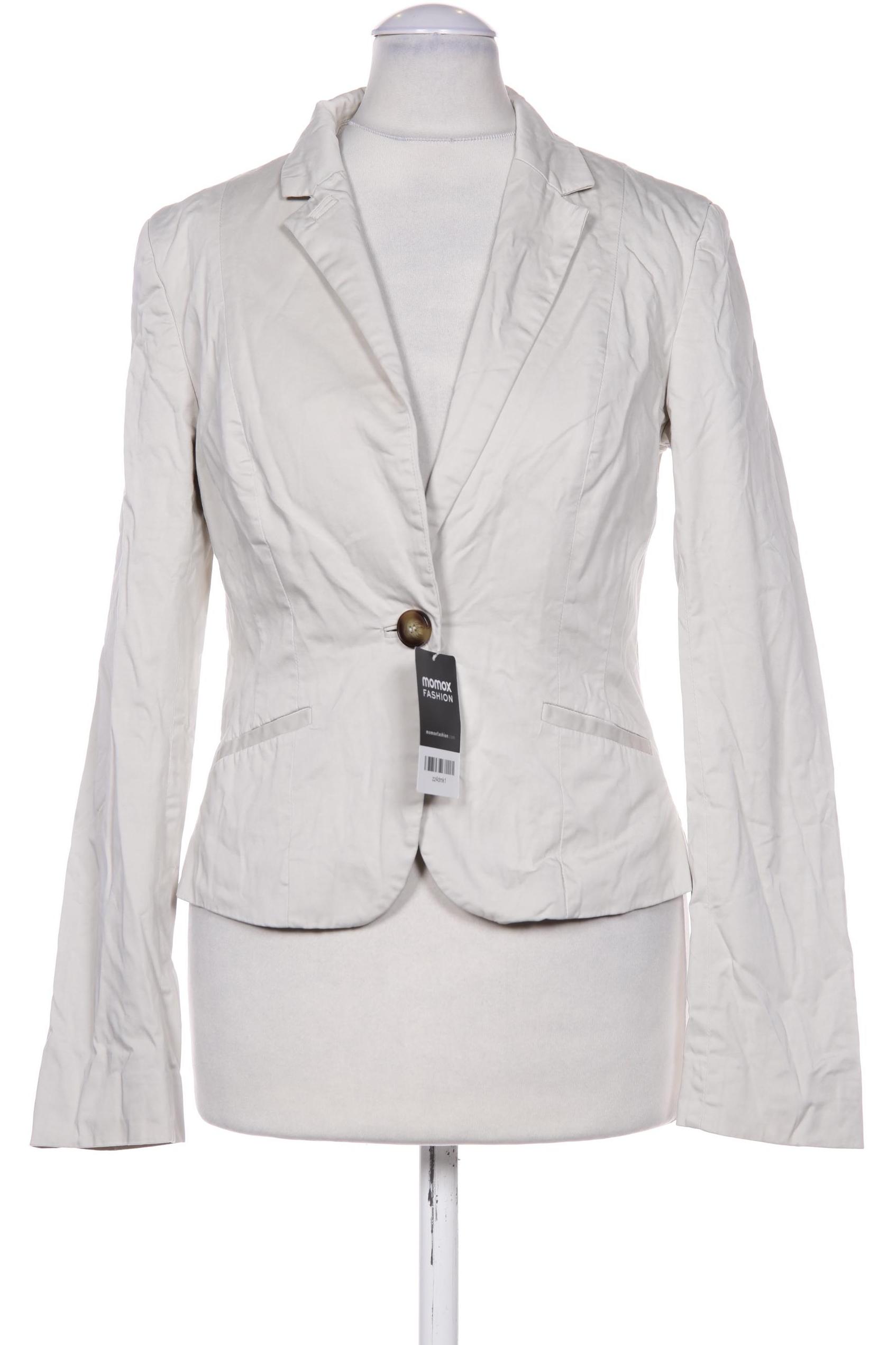 

H&M Damen Blazer, cremeweiß, Gr. 34