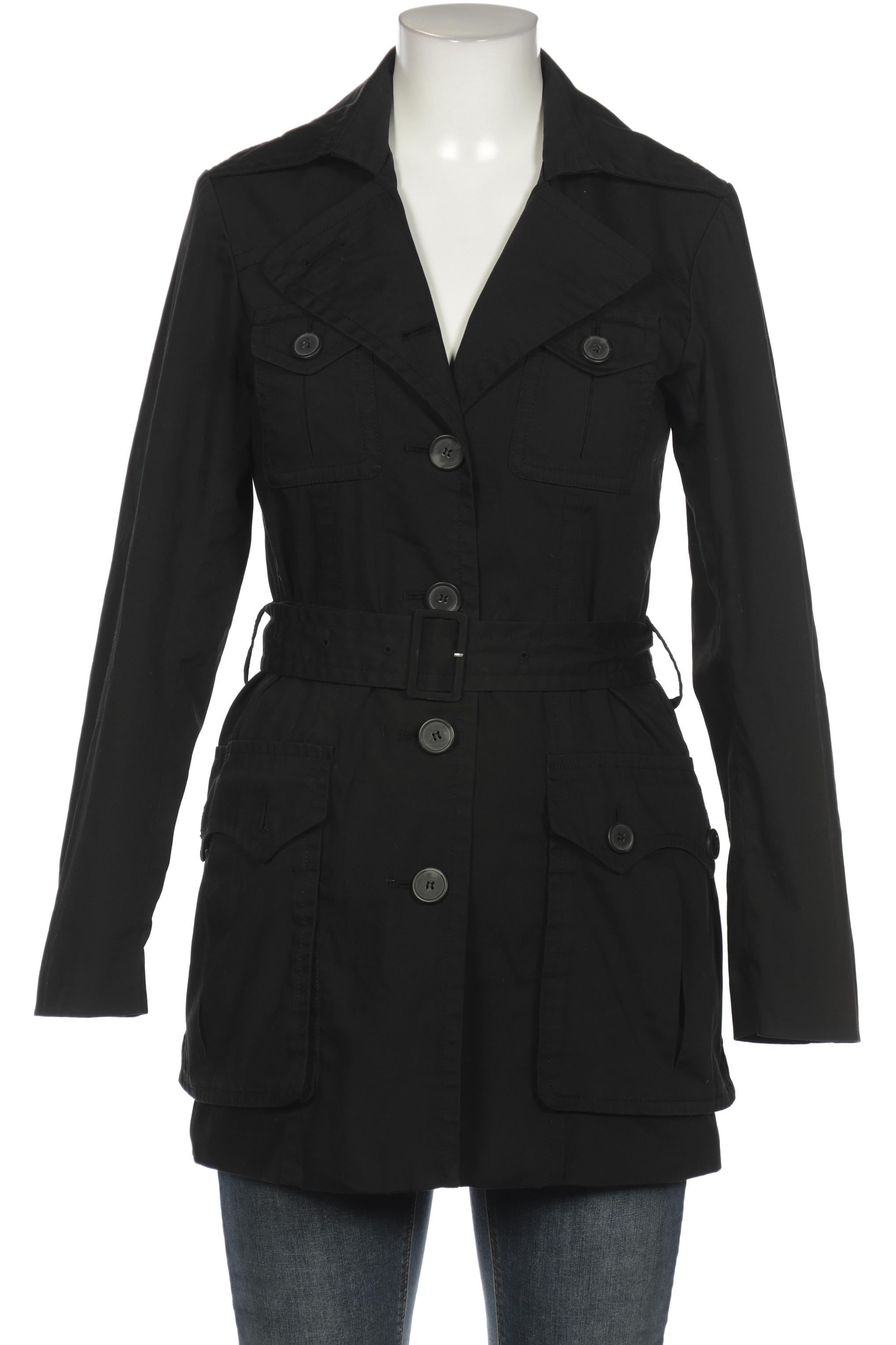 

H&M Damen Mantel, schwarz