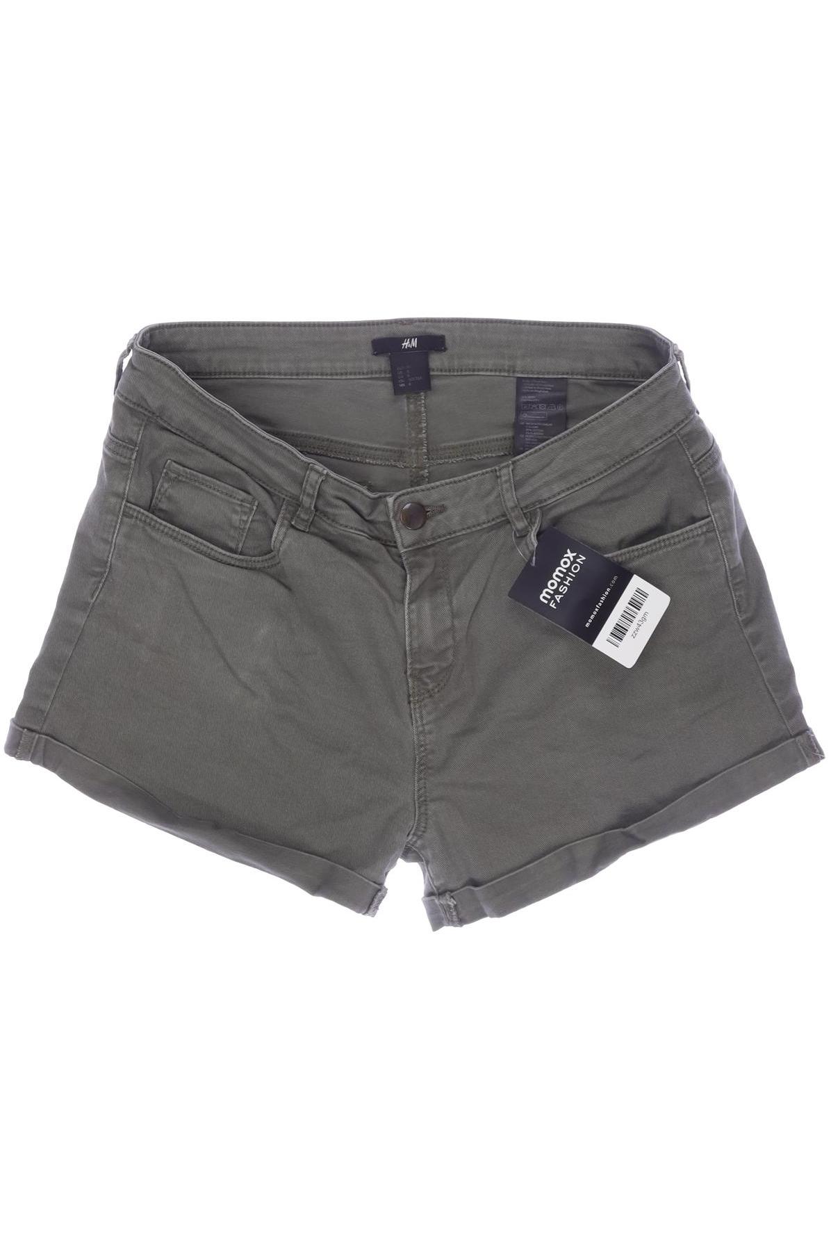 

H&M Damen Shorts, grün, Gr. 38