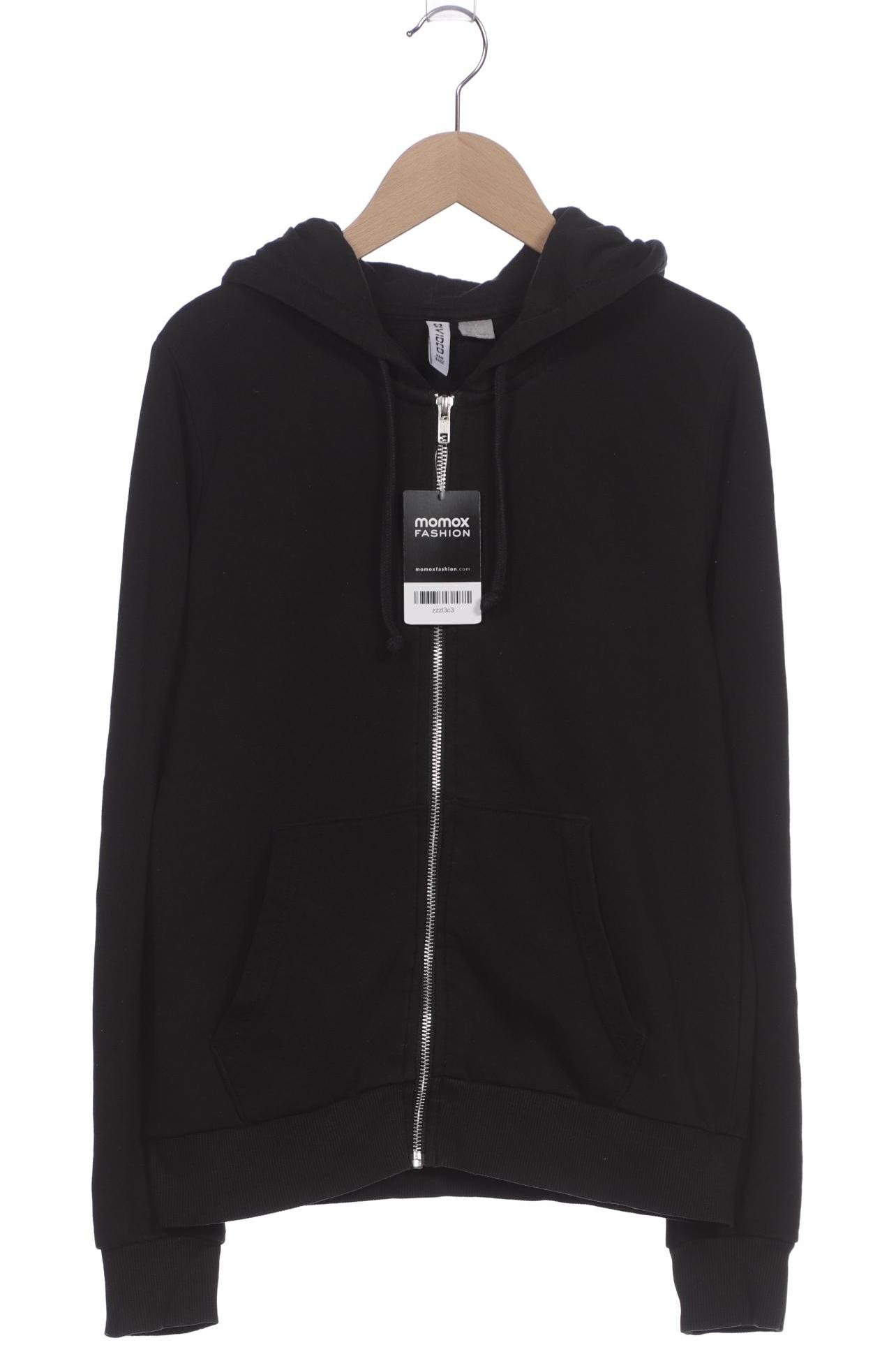

H&M Damen Kapuzenpullover, schwarz, Gr. 36