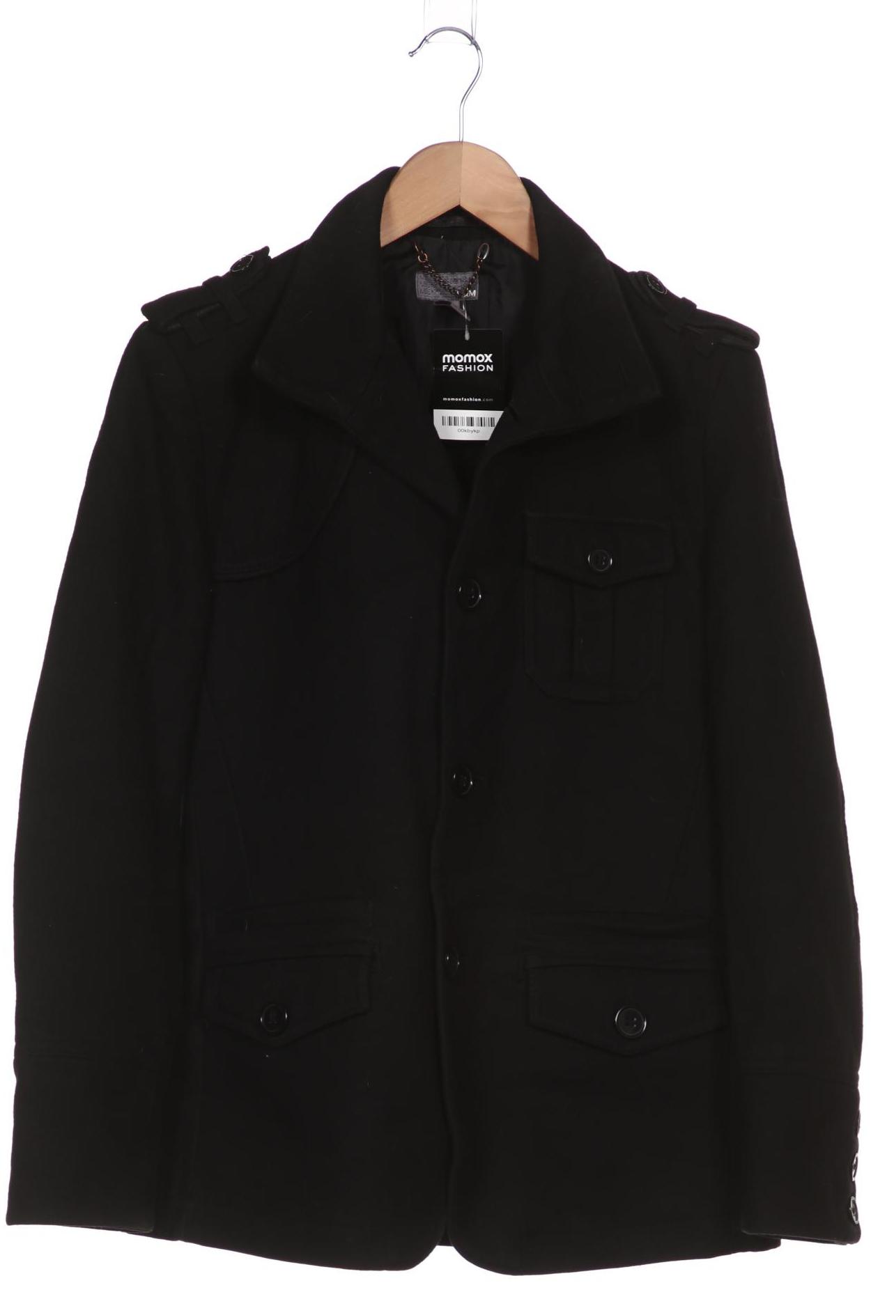 

H&M Herren Mantel, schwarz, Gr. 48