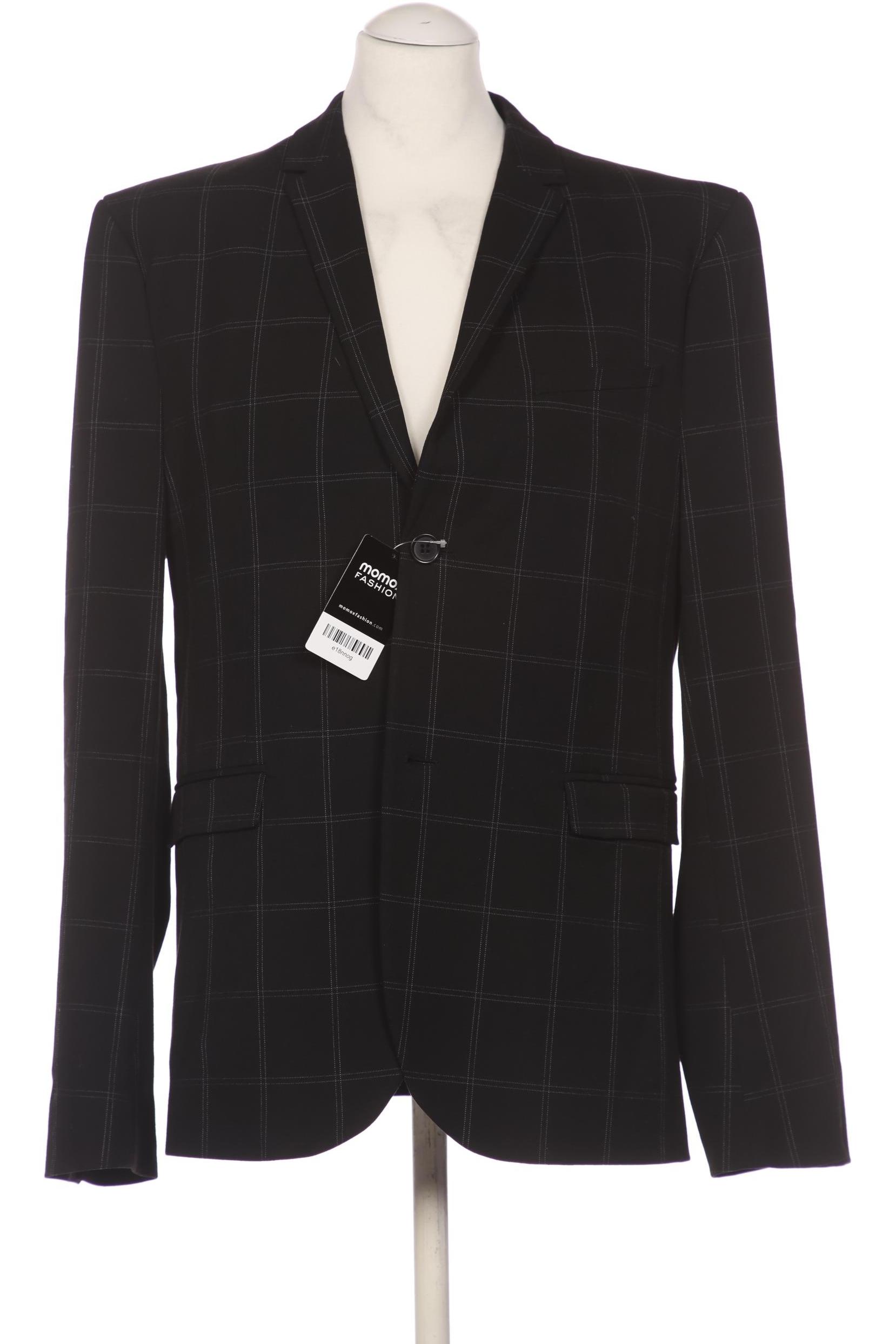 

H&M Herren Sakko, schwarz, Gr. 54