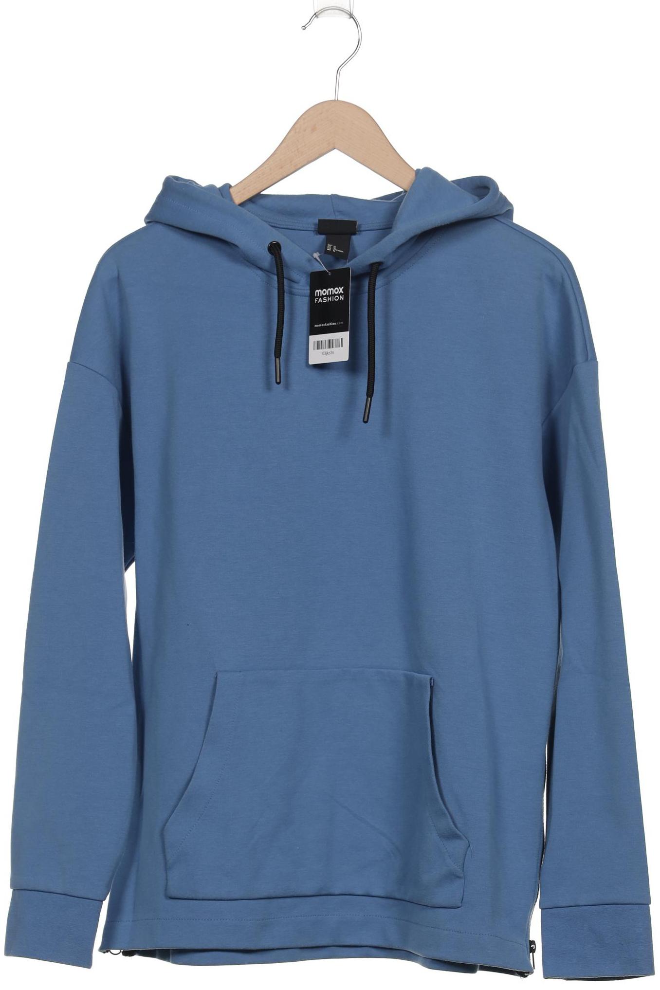 

H&M Herren Kapuzenpullover, blau, Gr. 48