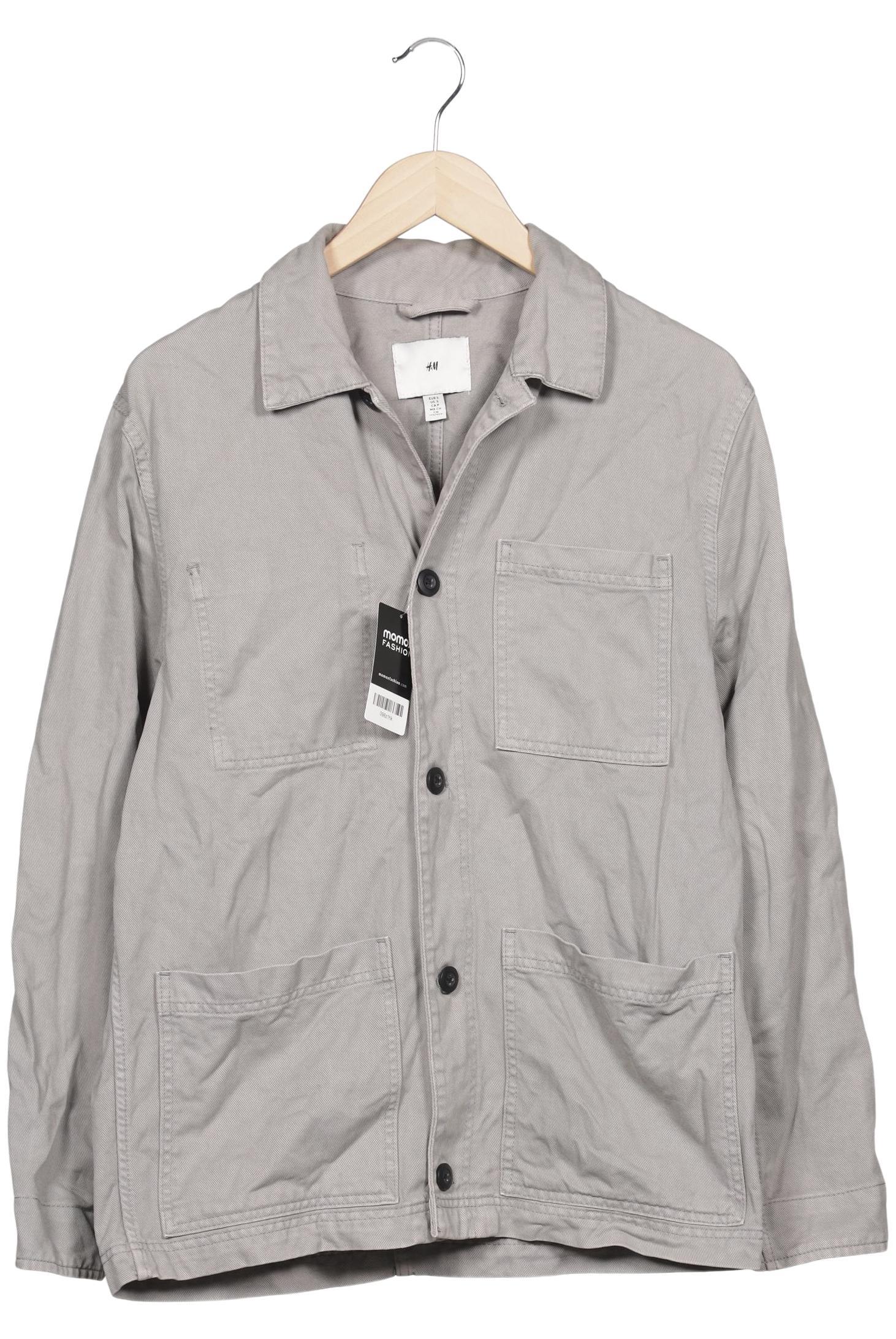 

H&M Herren Jacke, grau, Gr. 46
