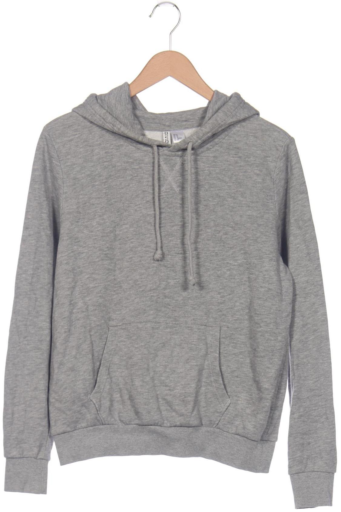 

H&M Herren Kapuzenpullover, grau, Gr. 48