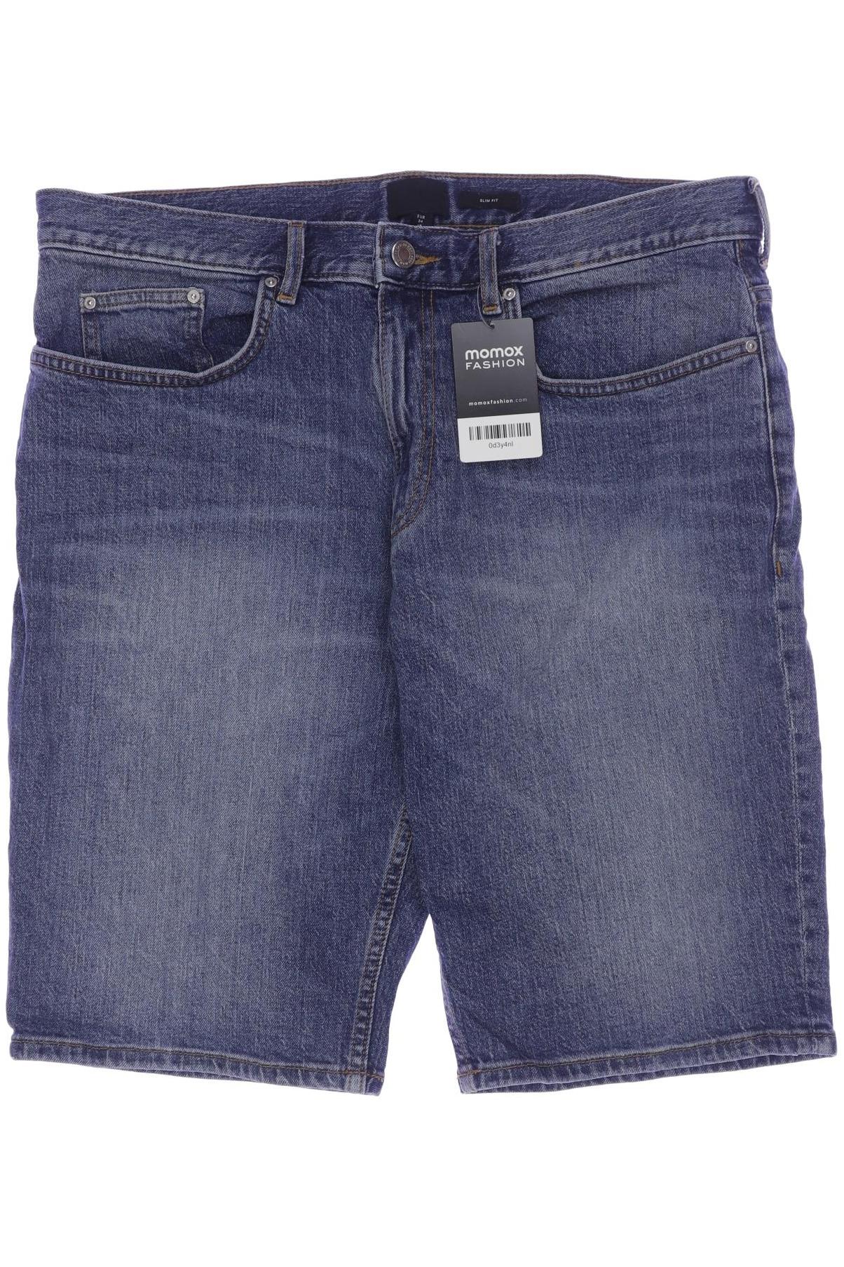 

H&M Herren Shorts, blau, Gr. 34