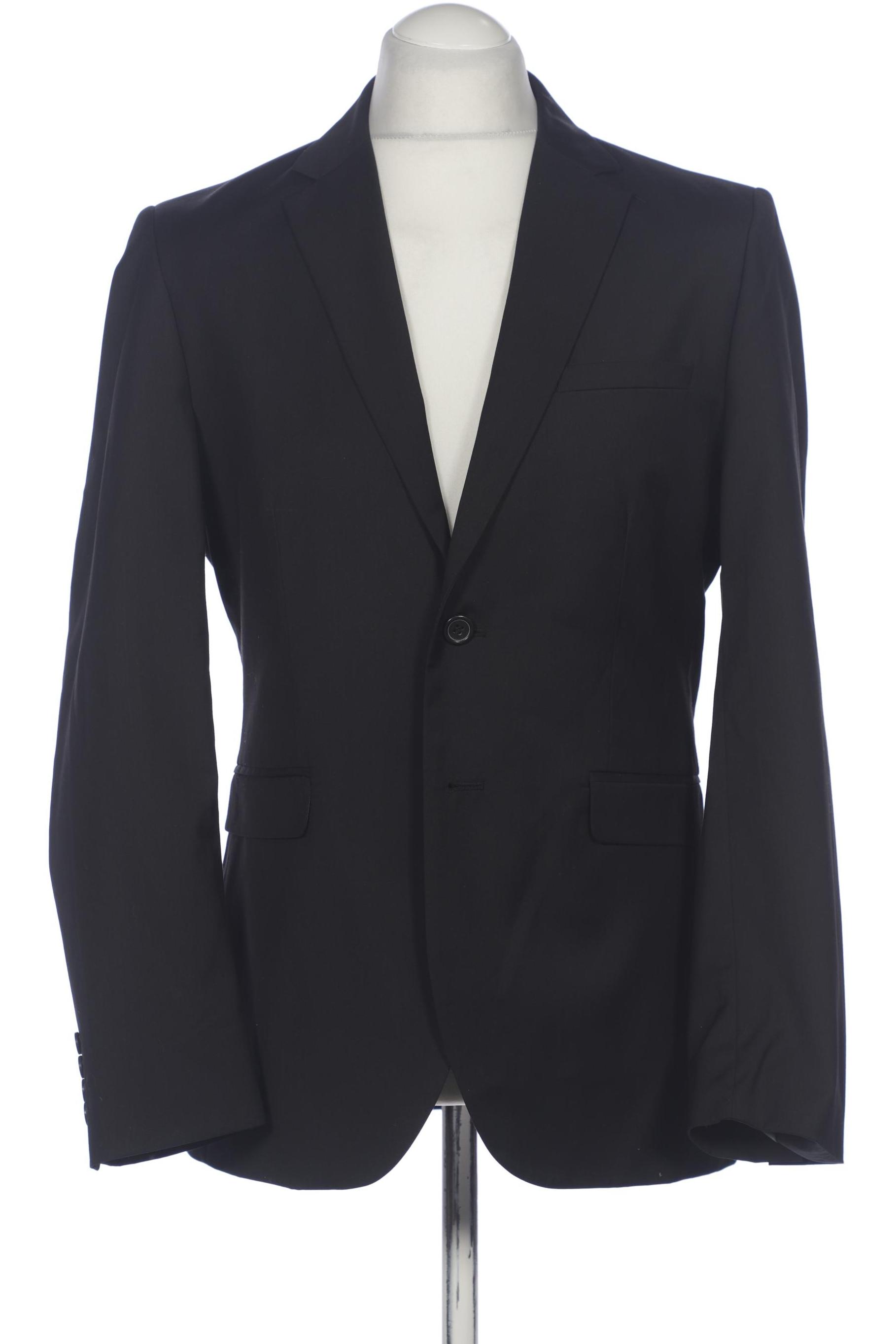 

H&M Herren Sakko, schwarz, Gr. 50