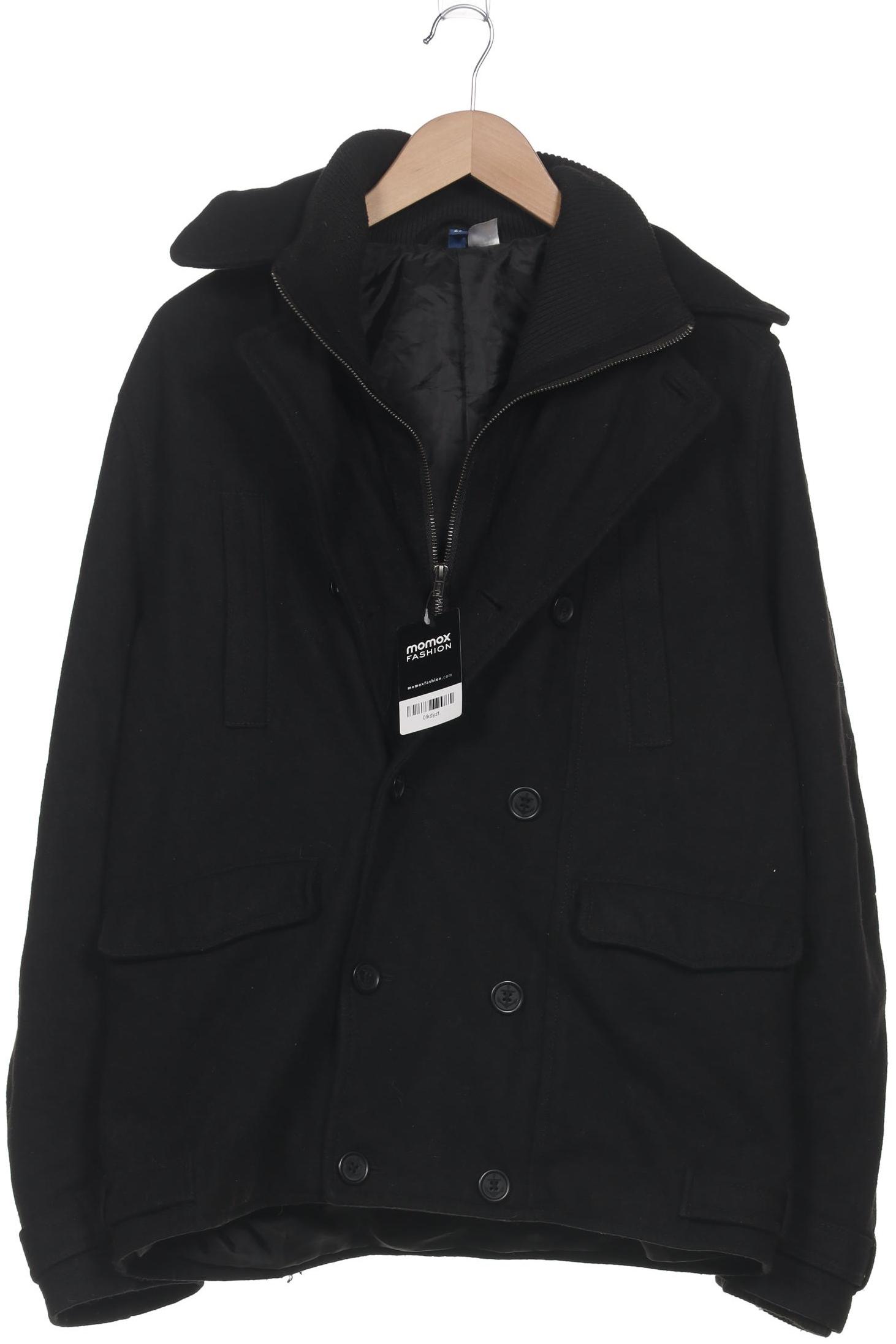 

H&M Herren Jacke, schwarz, Gr. 48