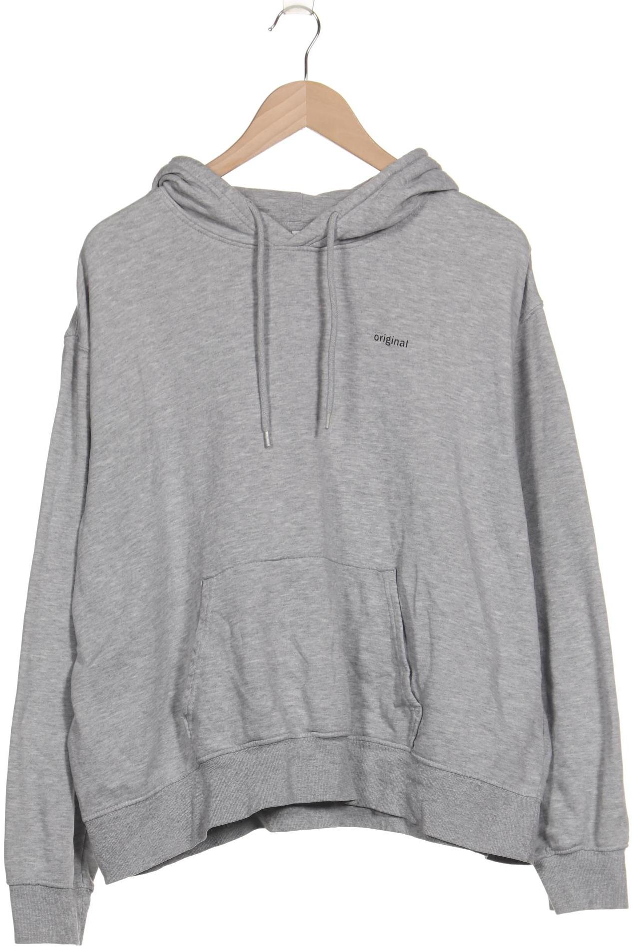 

H&M Herren Kapuzenpullover, grau, Gr. 54