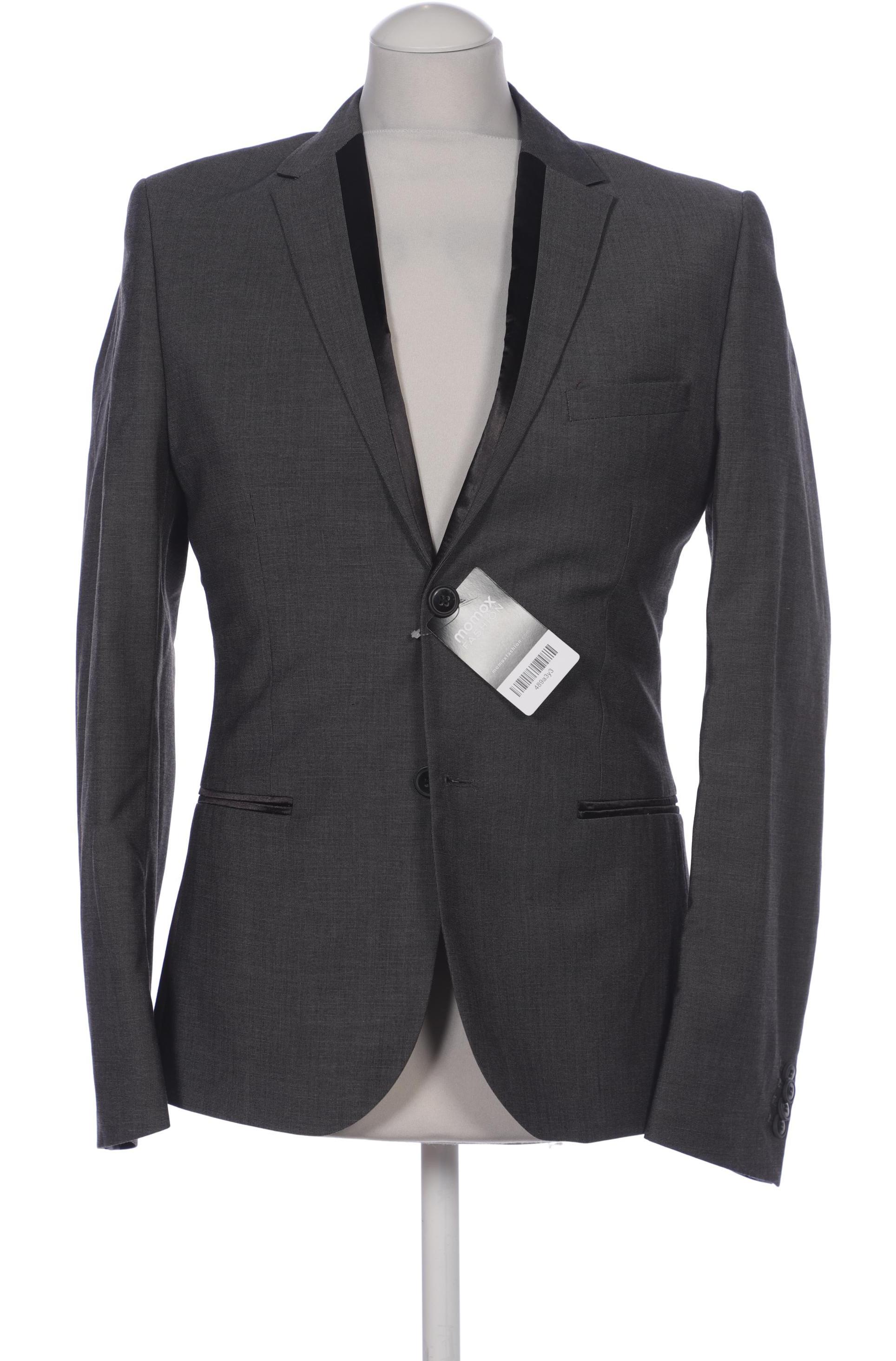 

H&M Herren Sakko, grau, Gr. 46